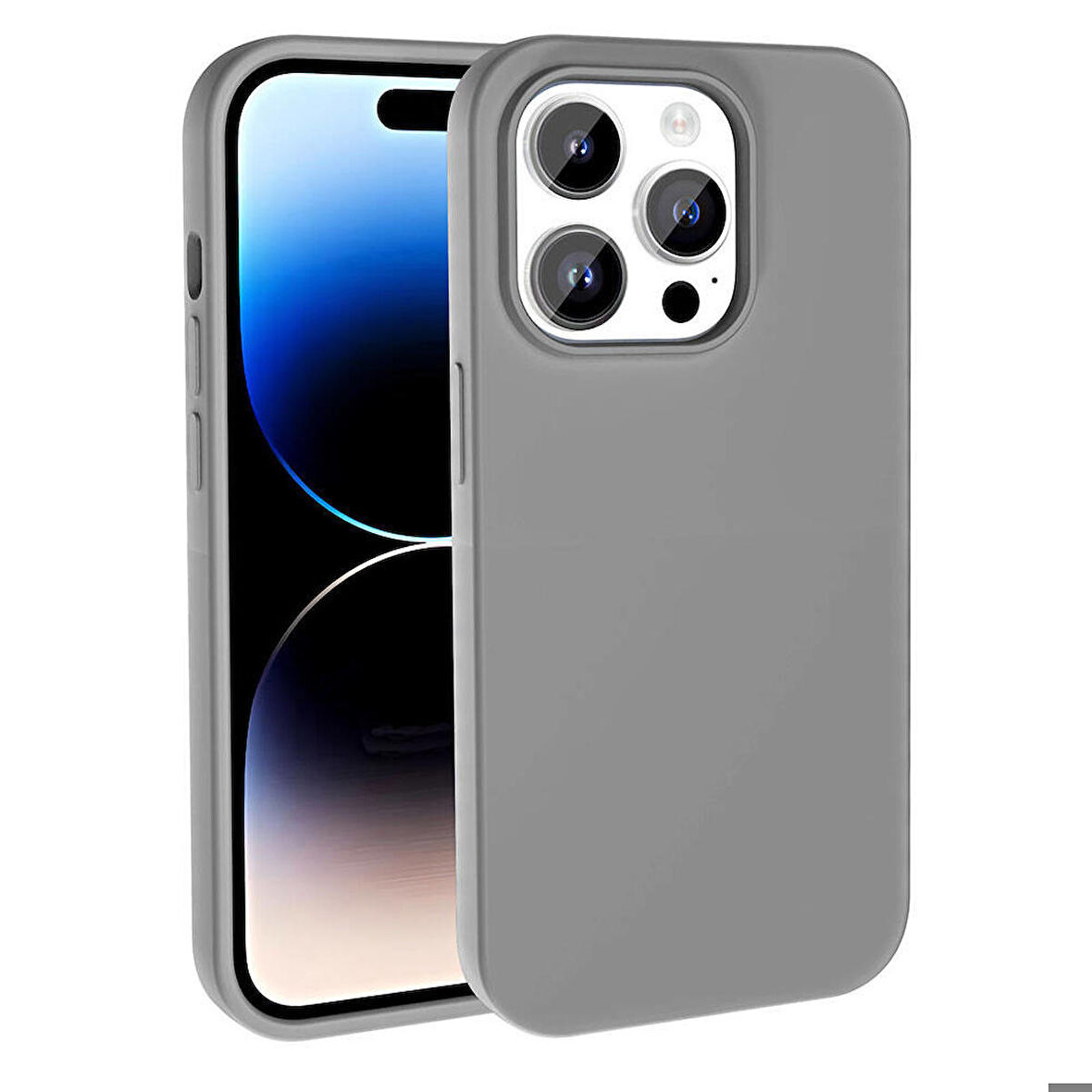 Apple iPhone 14 Pro Uyumlu Kılıf Magsafe Şarj Özellikli Sıvı Teknolojili Silinebilir Sert Kapak