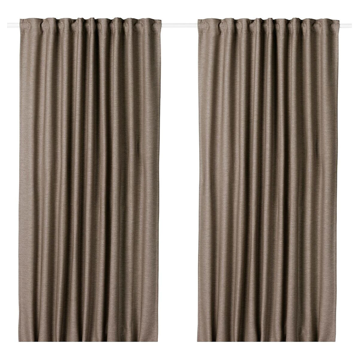 Karartma perde/2 kanat, koyu gri-bej, 145x300 cm