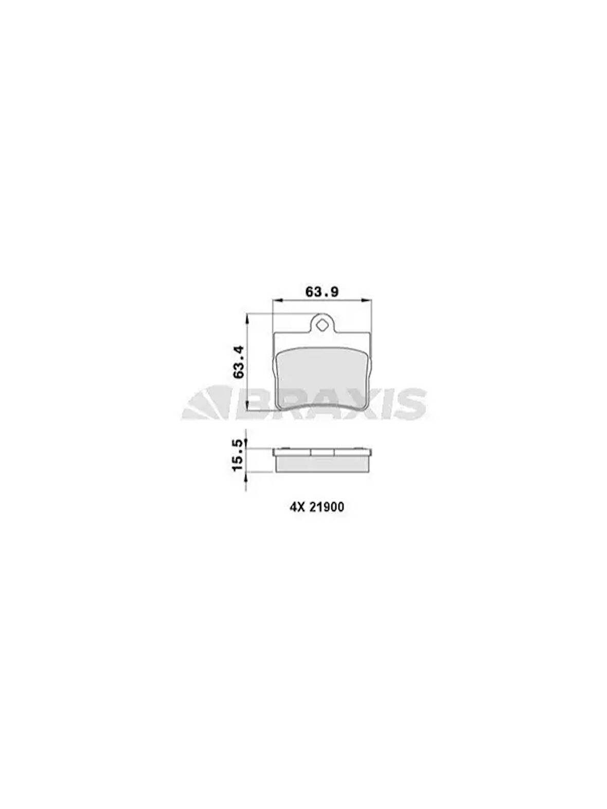 FREN BALATASI ARKA C-CLASS W202 9400