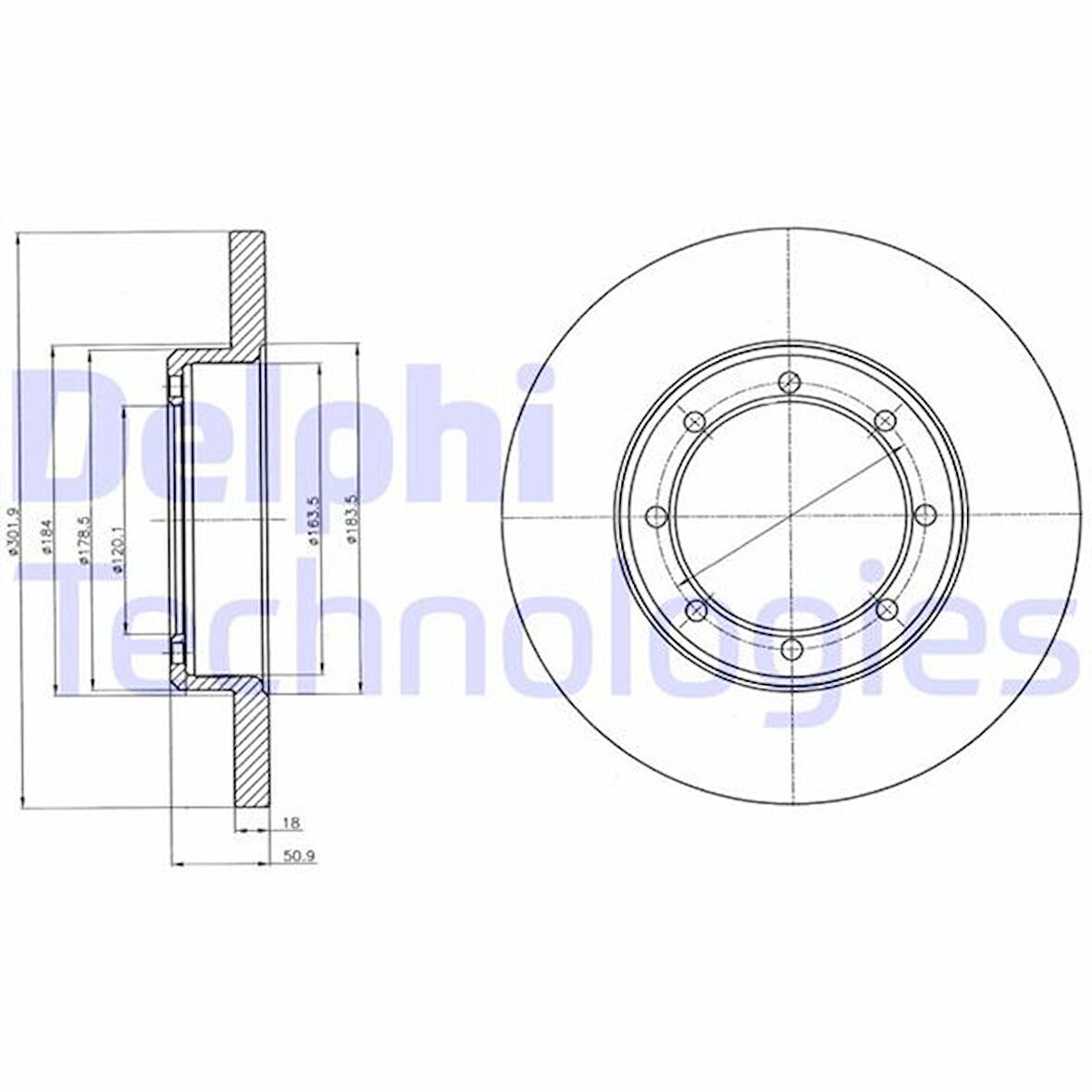 ARKA FREN AYNASI RENAULT MASTER 3 2010 OPEL MOVANO B 2010 2.3DCI 302X18X 8DELİK ÇİFT TEKER 432067943R 4421180 93168942