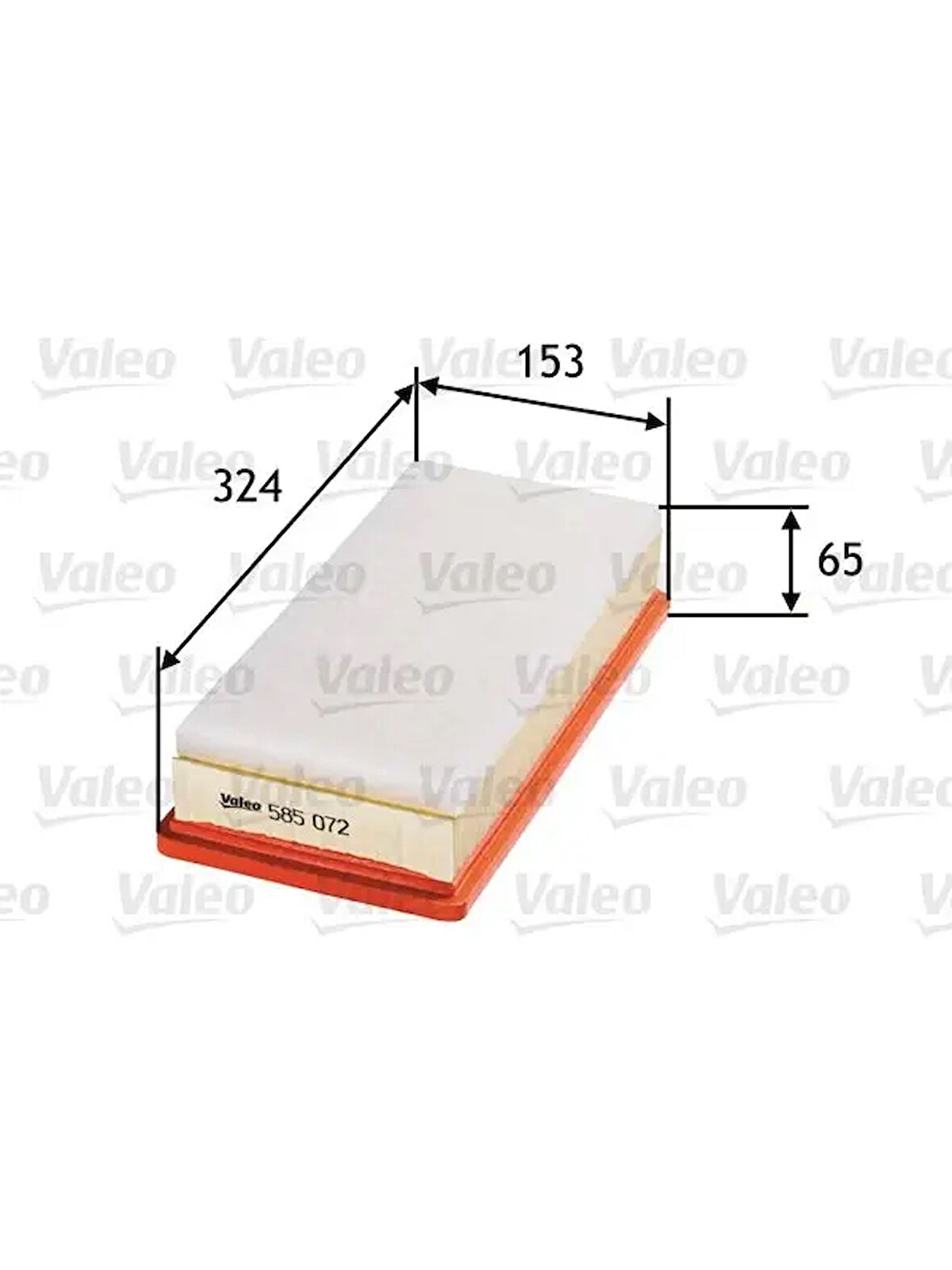 HAVA FILTRESI P407 C5 II C5 (X7) DW10BTED4 (2,0HDI 16V)
