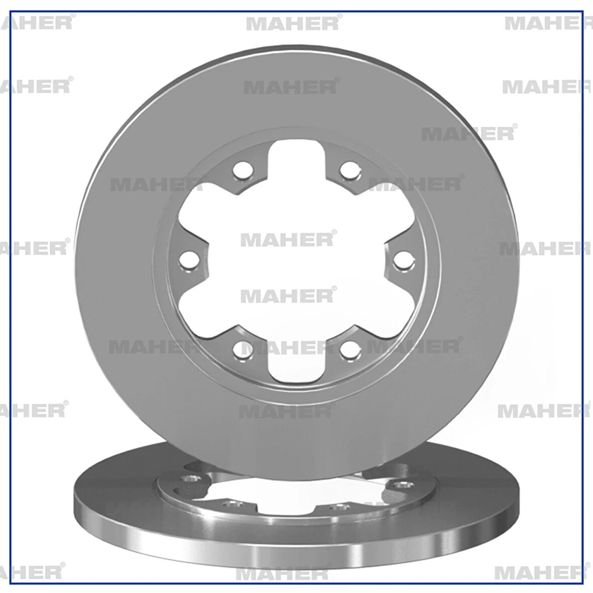 FREN DİSKİ CUSTOM 2014 / 5363 ÇİFT TEKER ARKA DÜZ 308-6 BK312A315BD (2 ADET)
