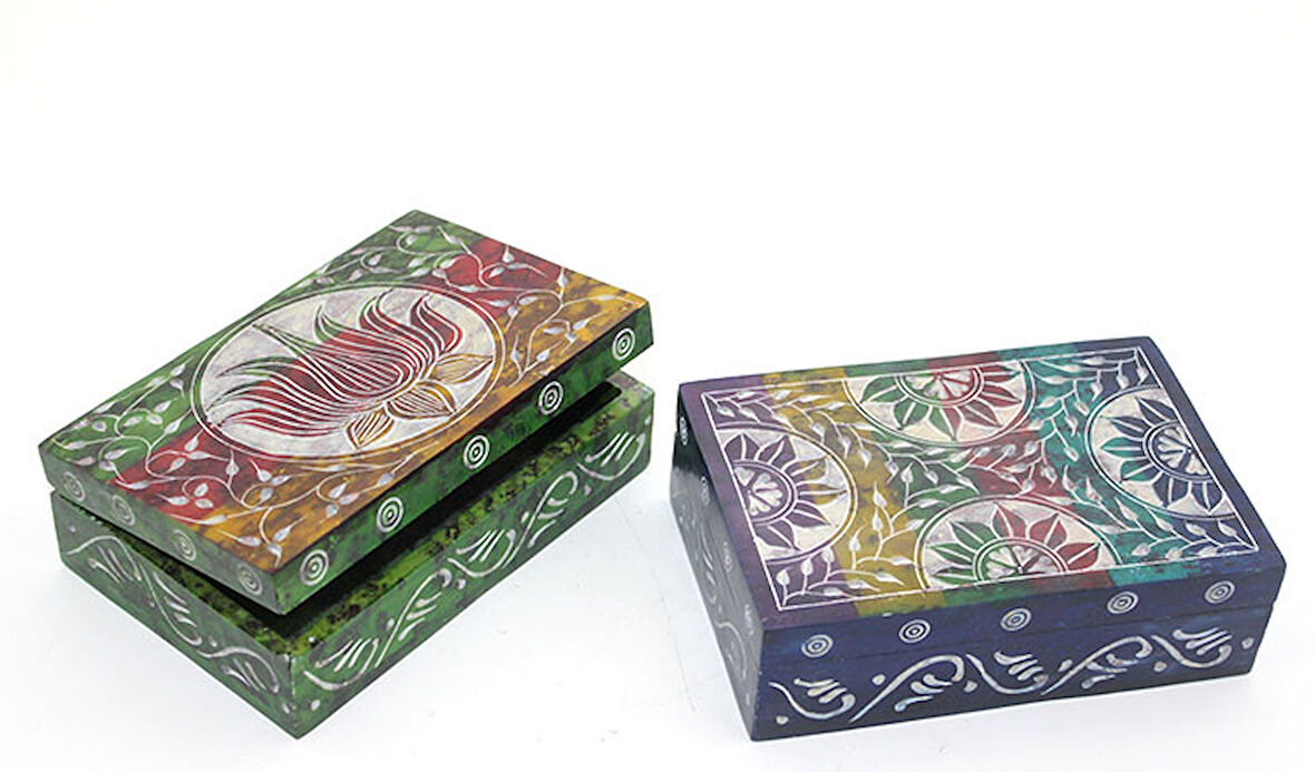 Obsidian Taşı Kutu Model 2 