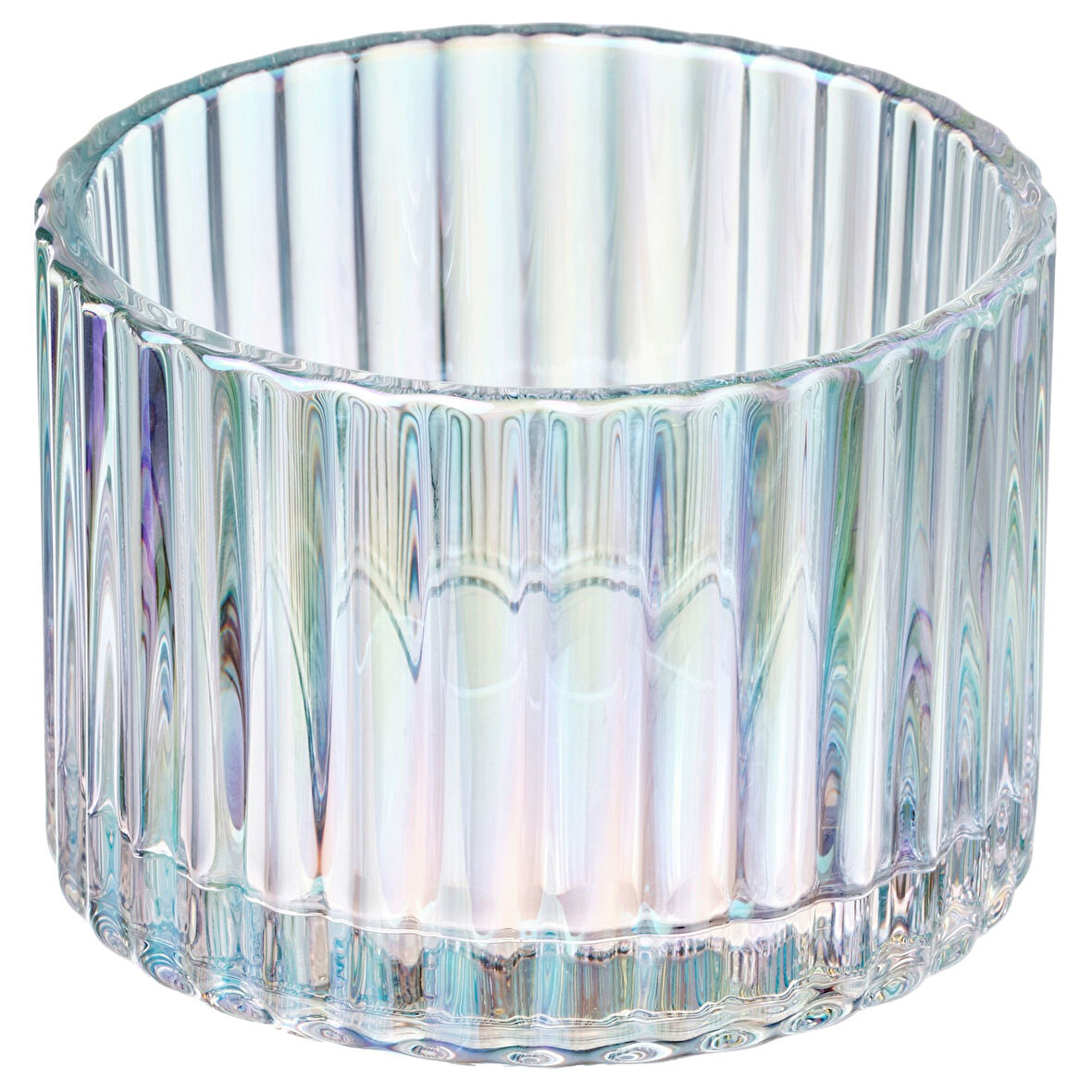 Tealight mumluk, sedef rengi, 5 cm