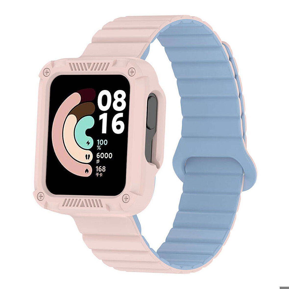 Xiaomi Redmi Watch 1 ile Uyumlu Silikon Kordon Strap Kayış