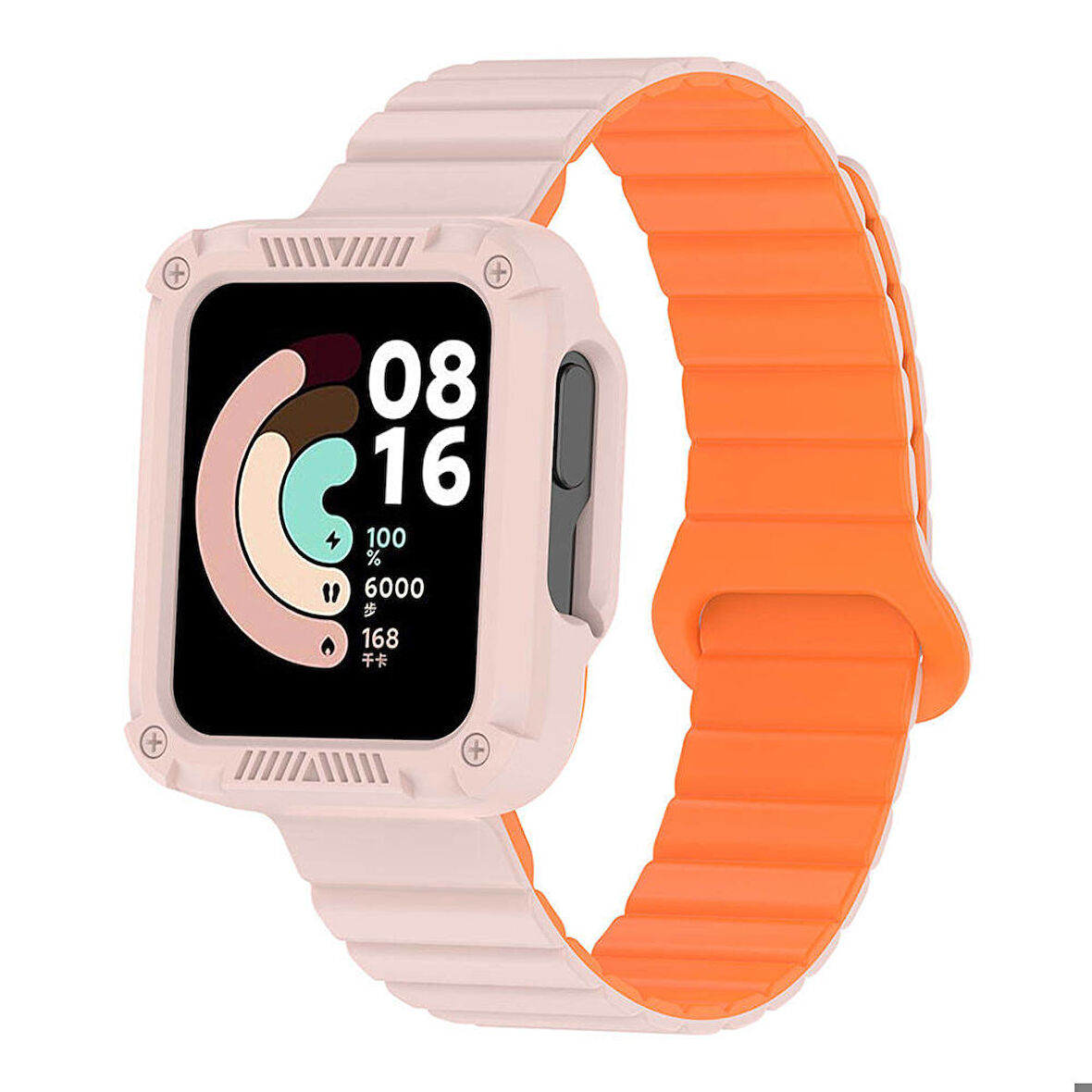 Xiaomi Redmi Watch 1 ile Uyumlu Silikon Kordon Strap Kayış