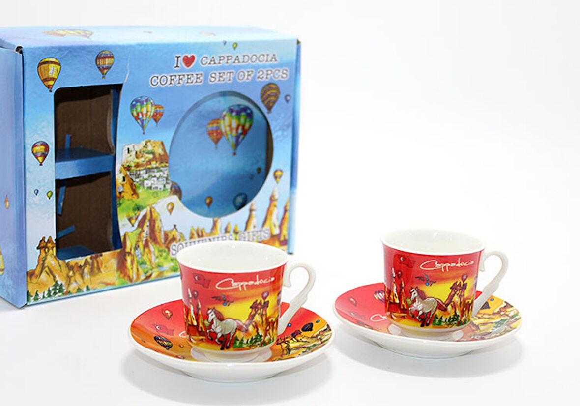 Yöresel İkili Fincan Seti Model 1 