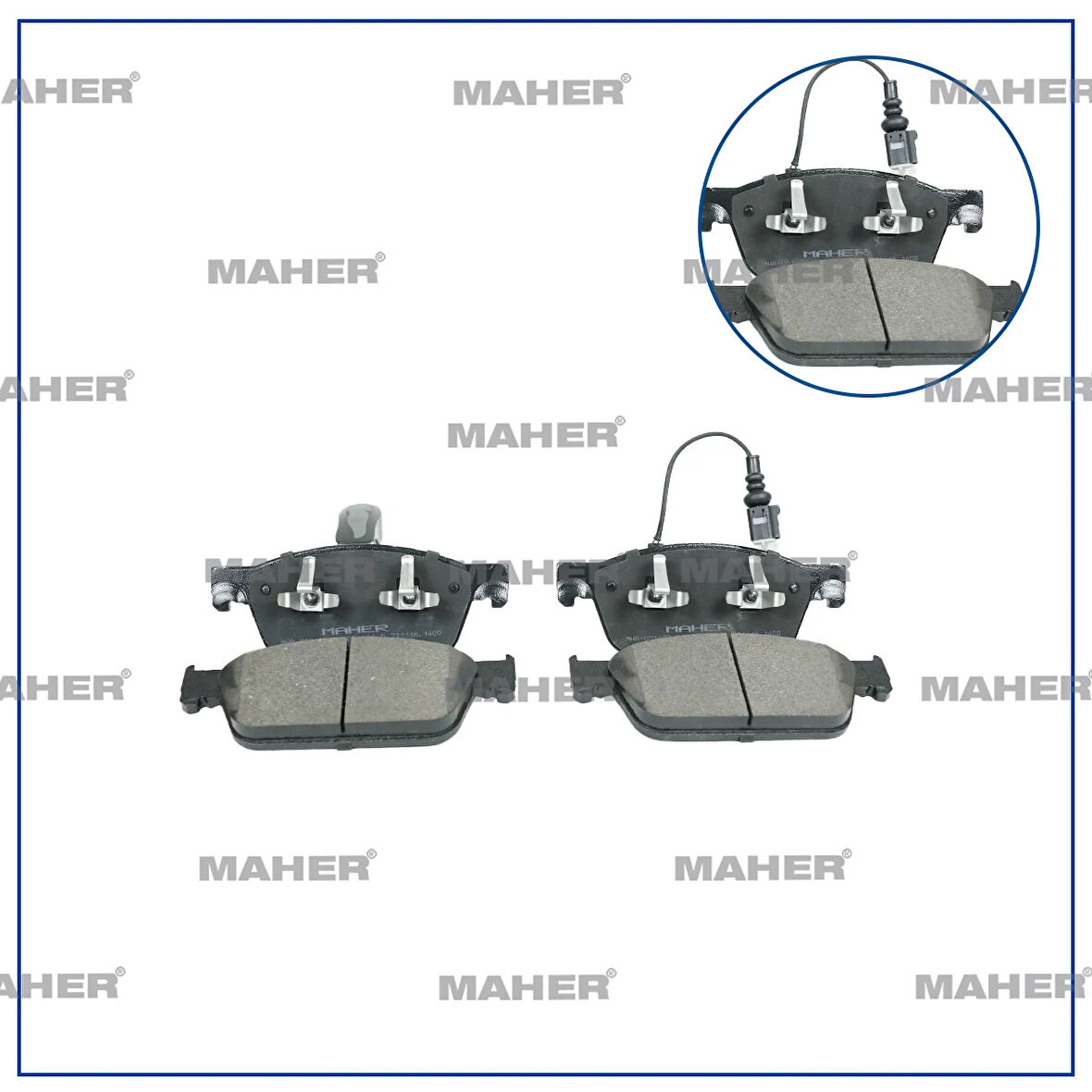 FREN BALATA TRANSPORTER T6 2009 CFCA 2.0 TDI 180 HP FİŞLİ ÖN ECO 7E0698151