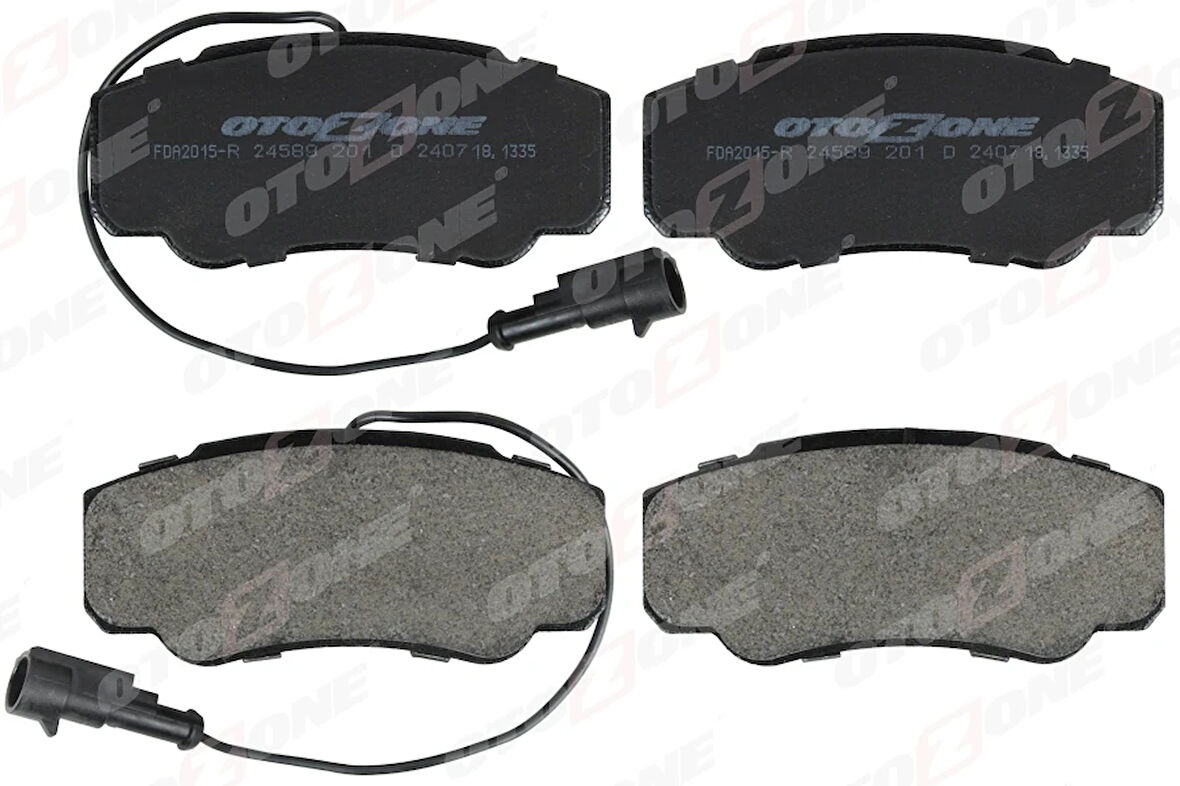 PEUGEOT BOXER MİNİBÜS-FIAT DUCATO MİNİBÜS/CITROEN JUMPER ARKA BALATA ÇİFT FİŞLİ CİVATA TAKIMLI 0986494391