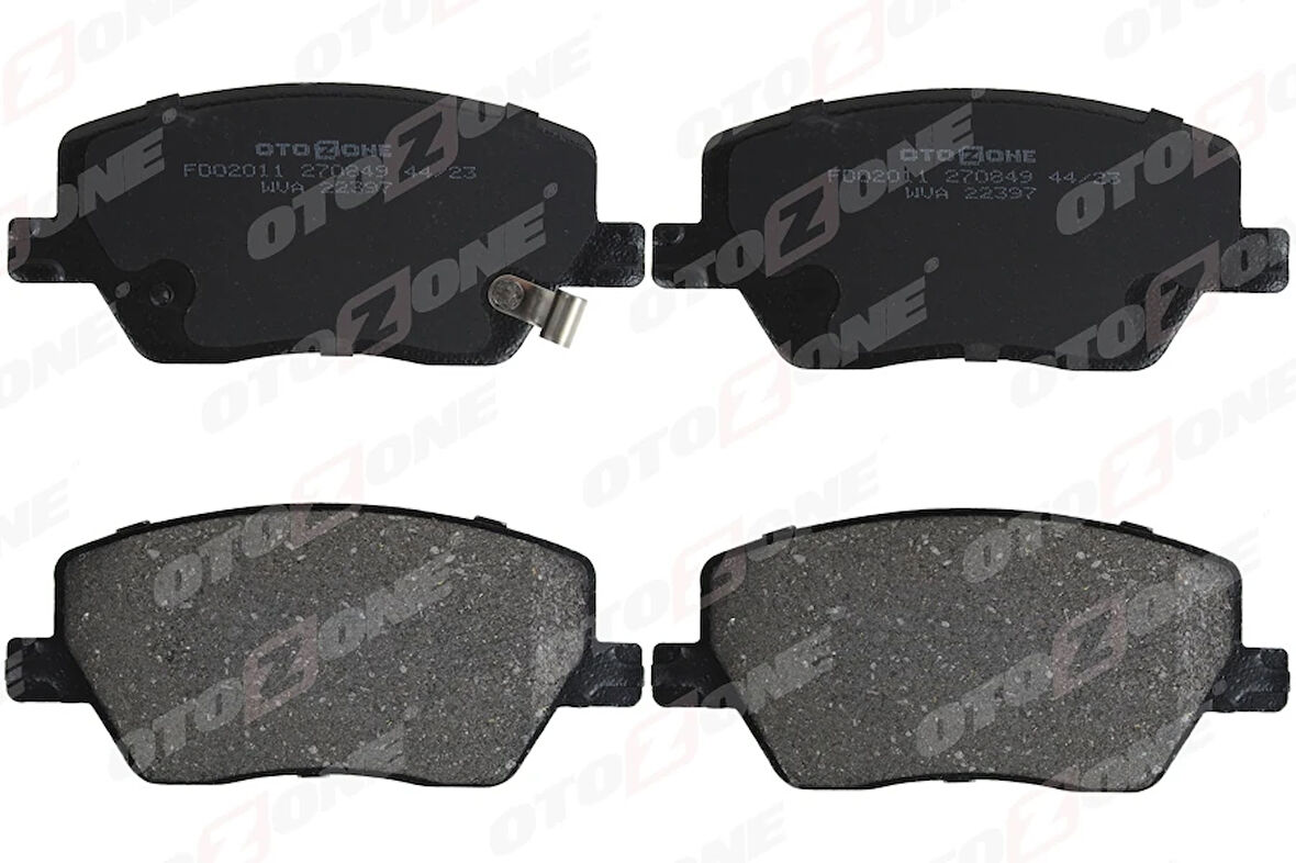 ON BALATA FIAT EGEA 2016 1.0 1.3 MTJ 1.4 1.6 1.6D K:19 MM G:133 MM Y:58.5 MM KÜÇÜK TİP 77367910 77367628