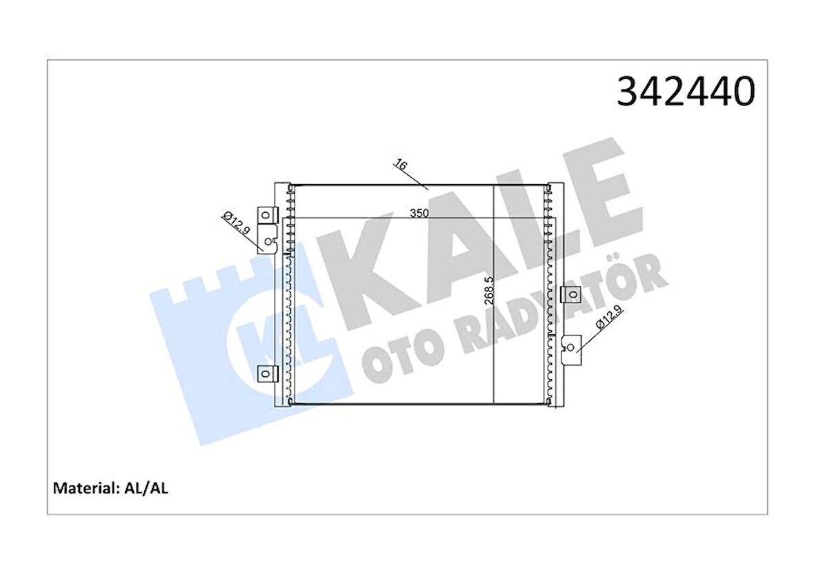 KLİMA KONDENSERİ PORSCHE 911-TARGA-BOXSTER-CAYMAN AL-AL 99657311103 99657311103 99757391102