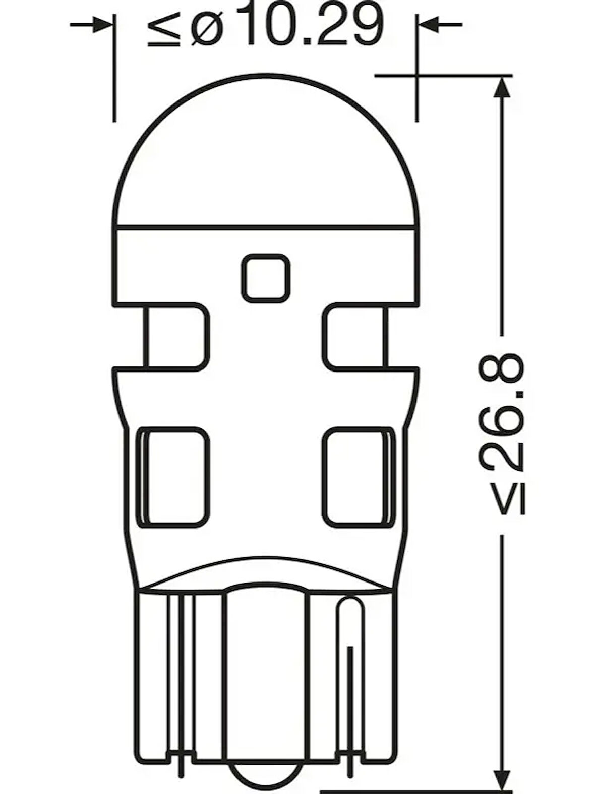 LED AMPUL 12 V W5W
