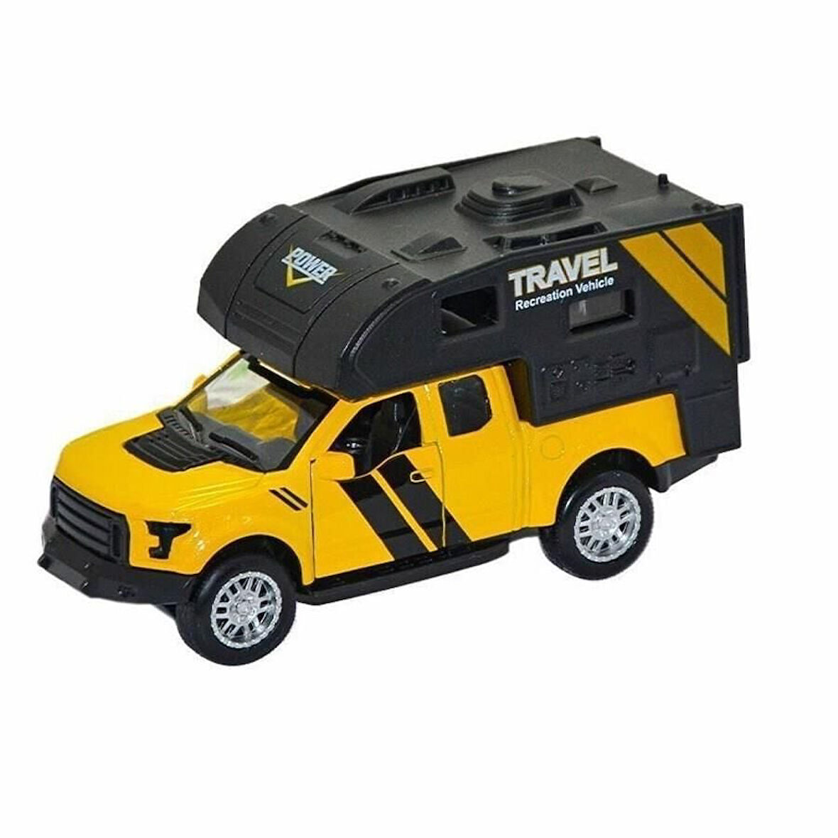 FY6022-12D -  Metal Çek Bırak Karavan Sarı