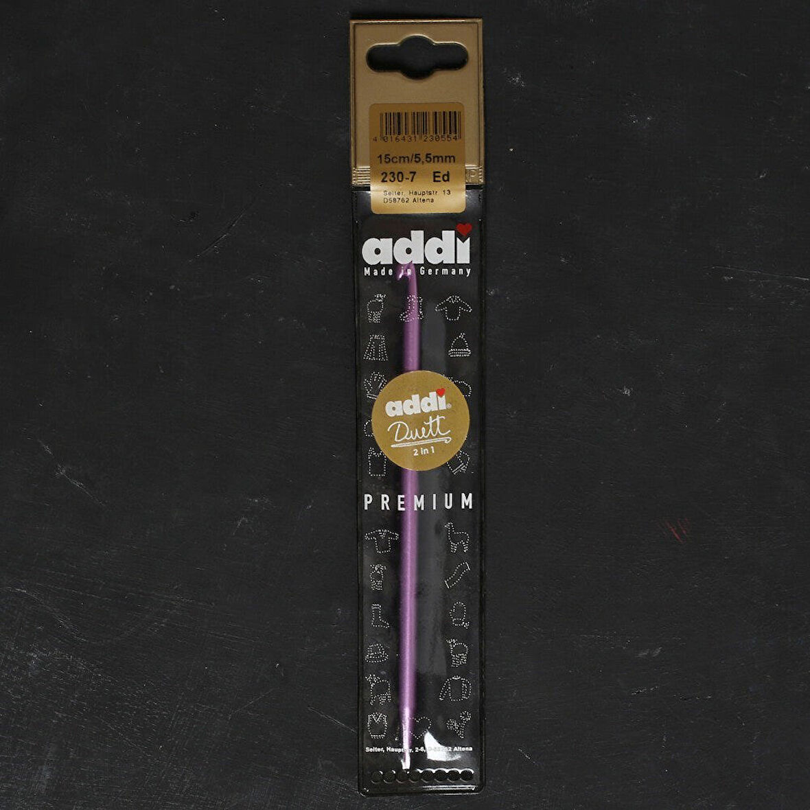 Addi Duett 5,5 Mm 15 Cm Tunus Tığı - 230-7