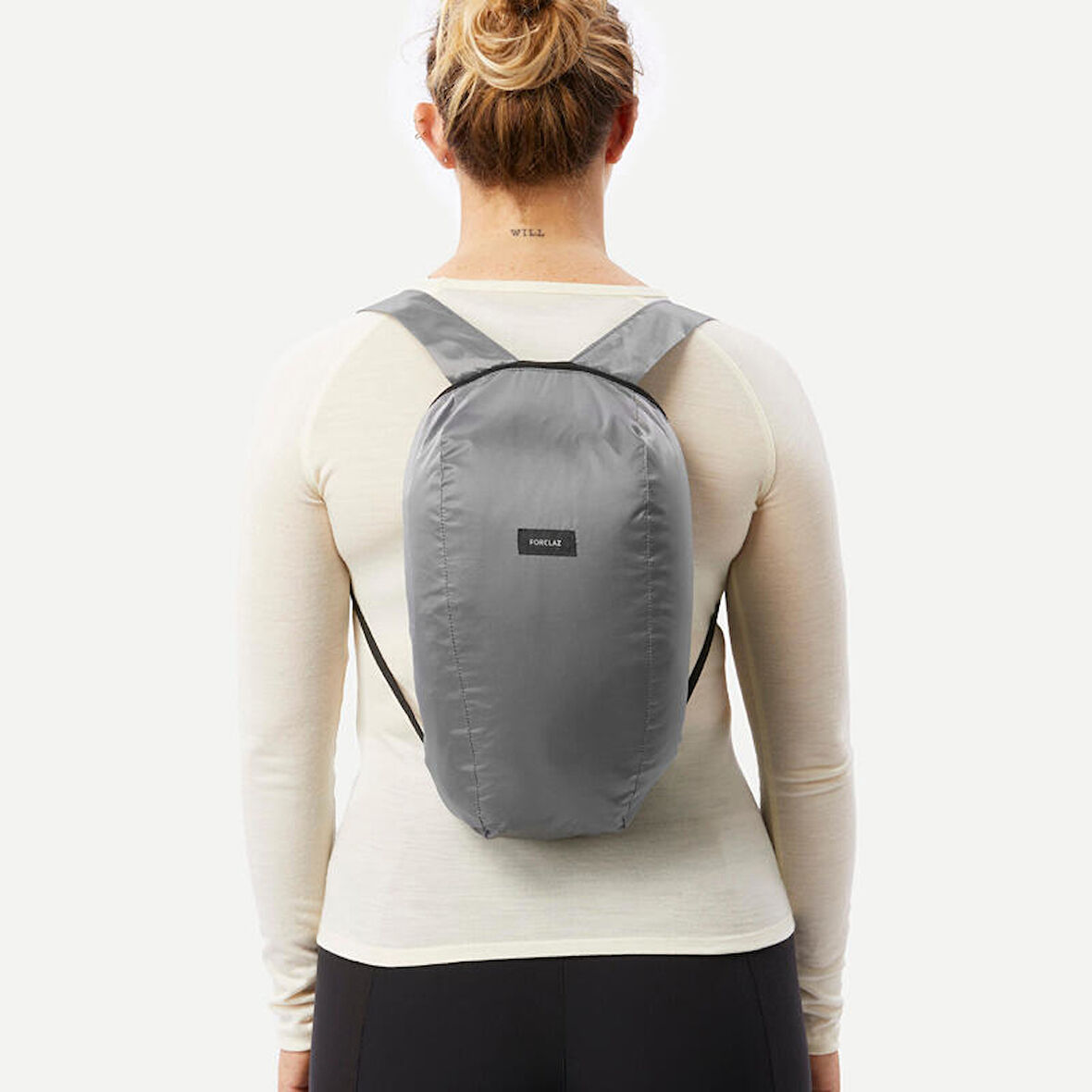 Outdoor Katlanabilir Sırt Çantası - 10 L - Siyah - Travel