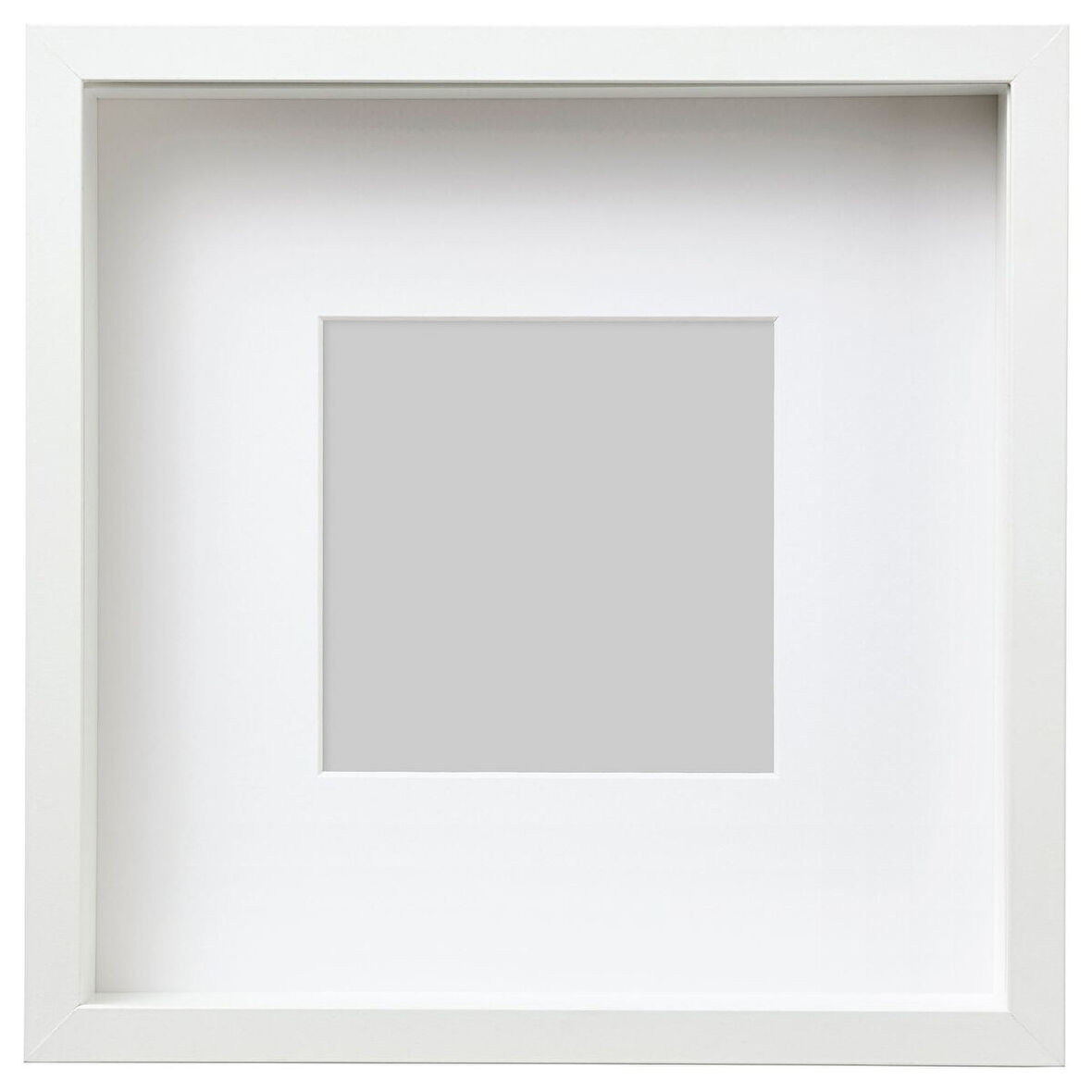 Beyaz çerçeve, beyaz, 25x25 cm