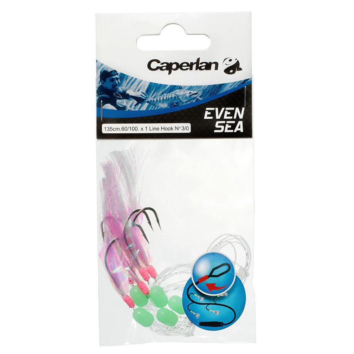 Palamut Çaparisi Hazır Takım - Balıkçılık - 5 İğneli - Even Sea - 3/0