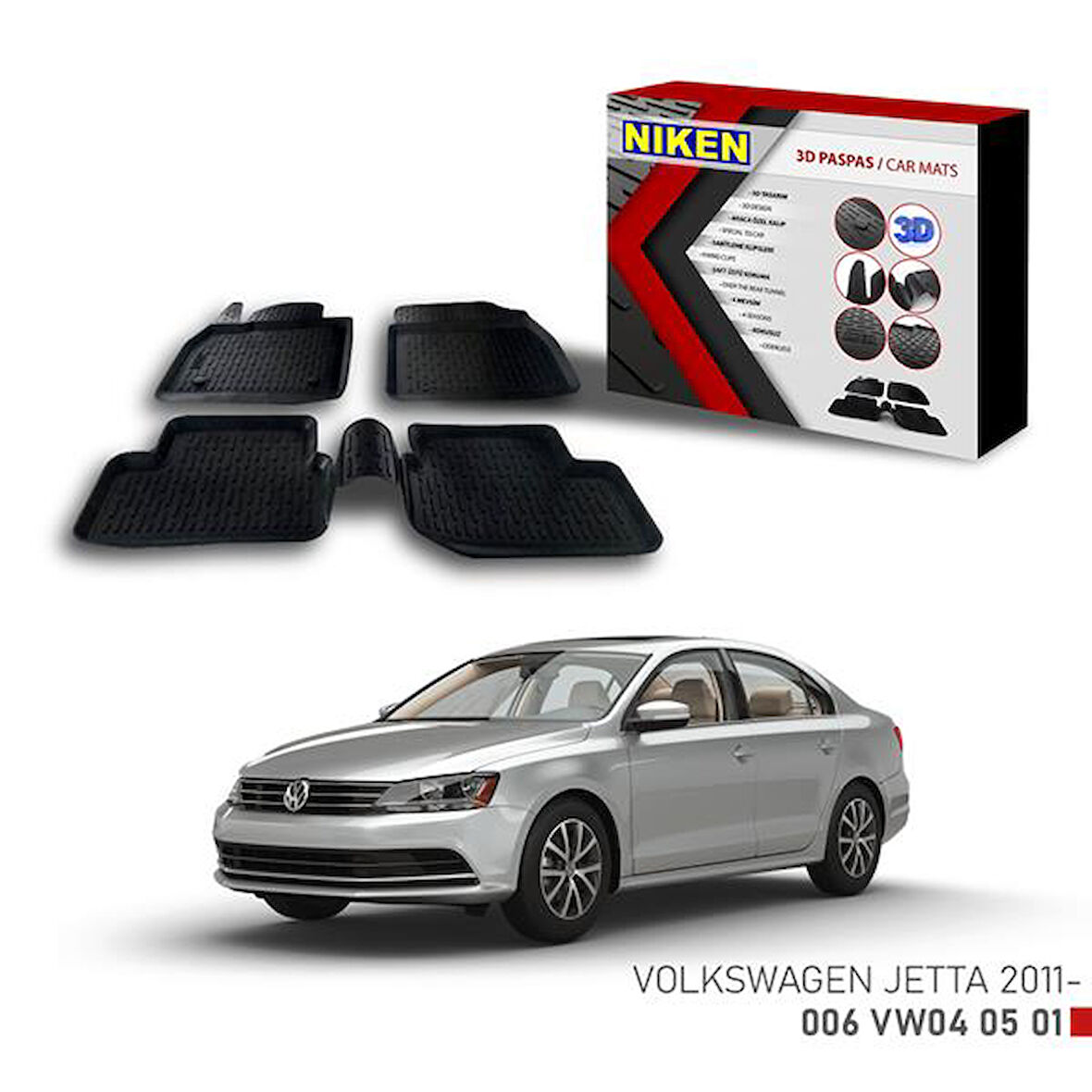 3D PASPAS VW JETTA 2011-