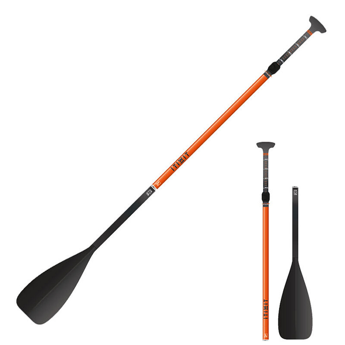 Sökülebilir Stand Up Paddle Küreği - 170/210 cm - 500