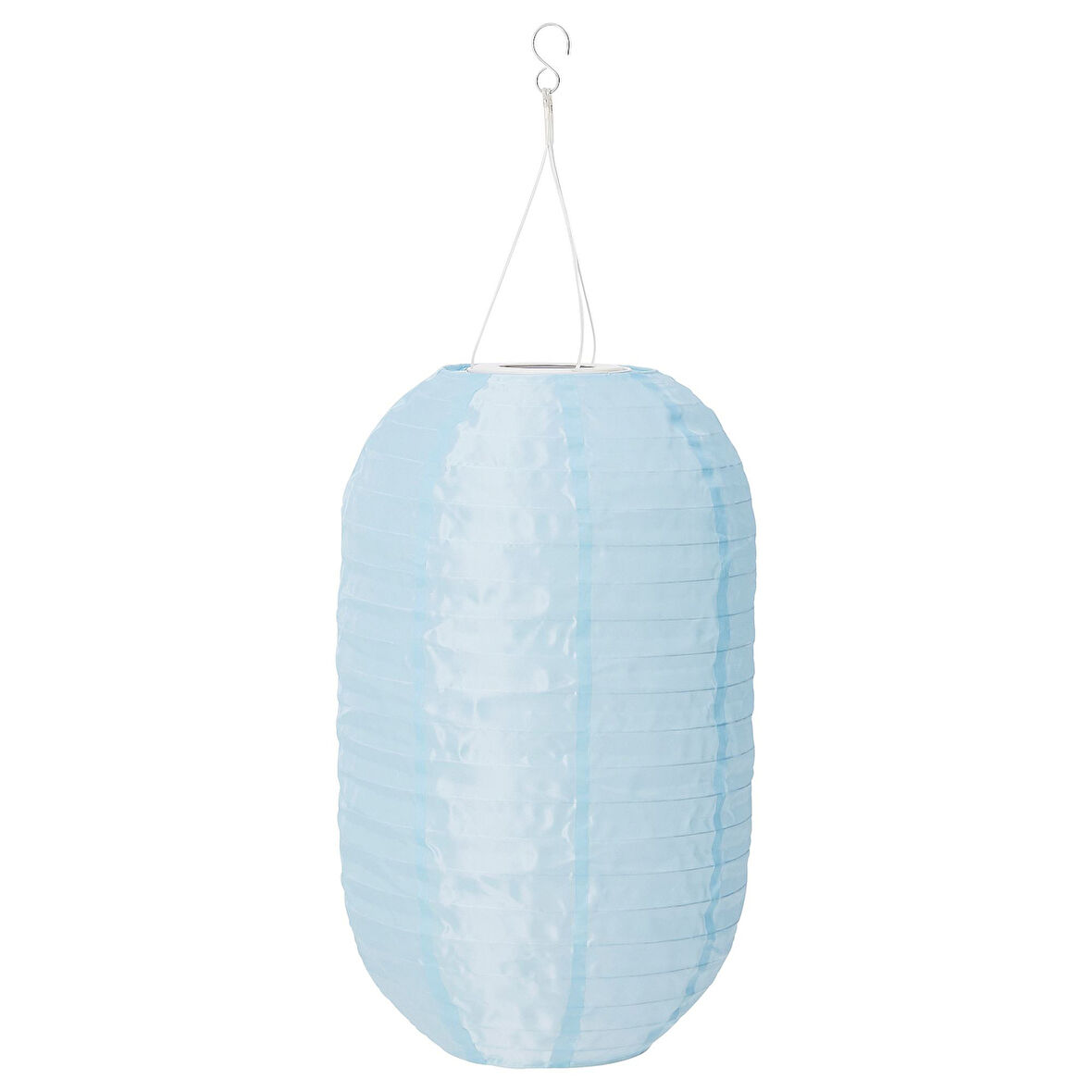 LED'li güneş enerjili aydınlatma, açık mavi, 43 cm