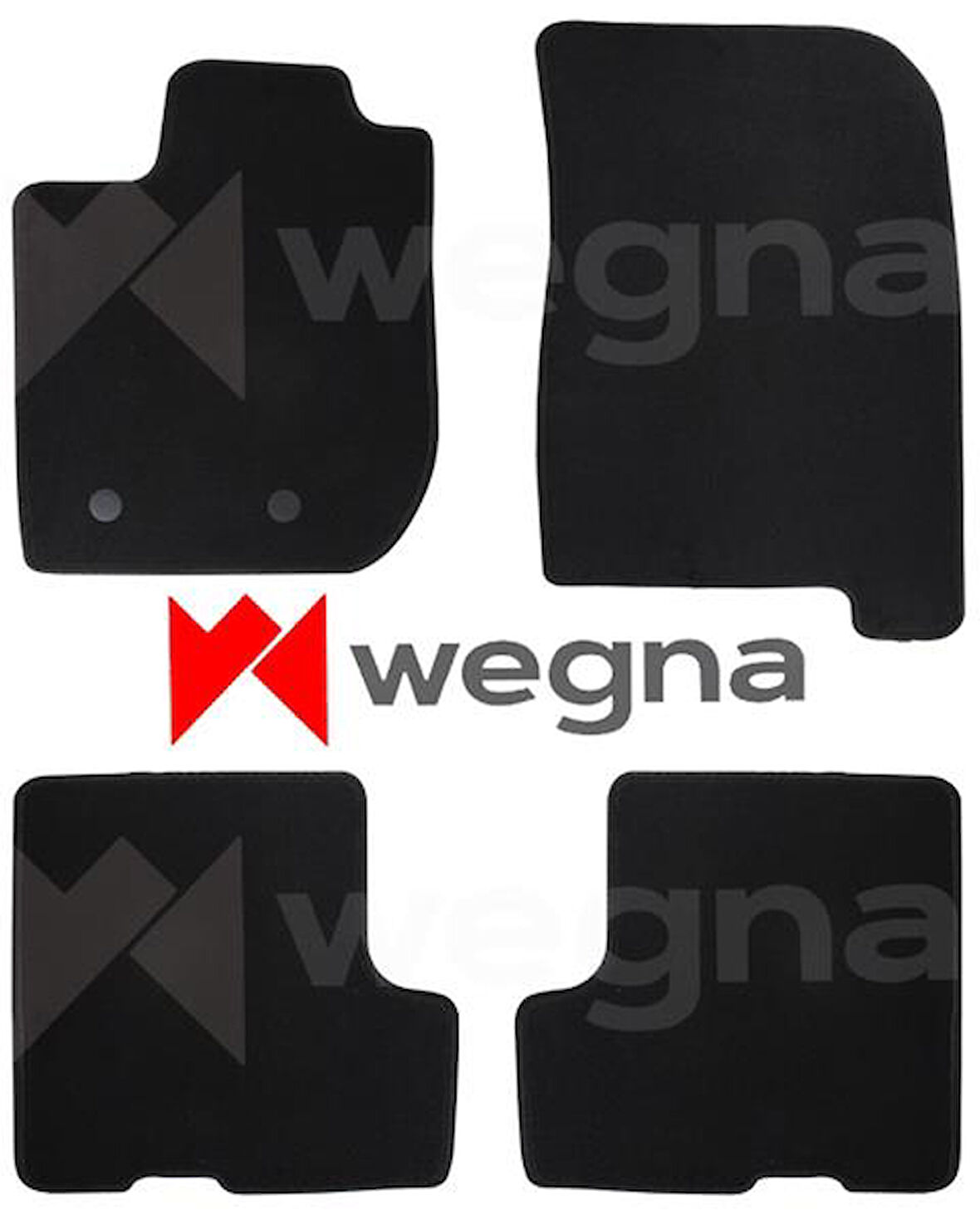 HALI PASPAS SİYAH DACIA DUSTER 4102 2018  PASPAS