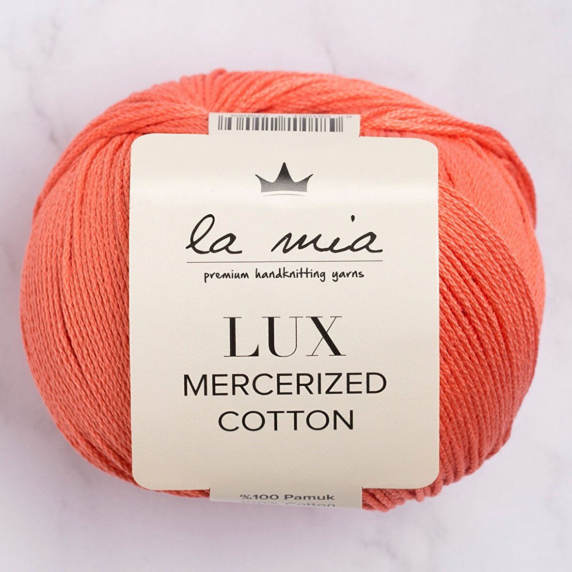 La Mia Lux Mercerized Cotton Nar Çiçeği El Örgü İpi - 13 - 33744