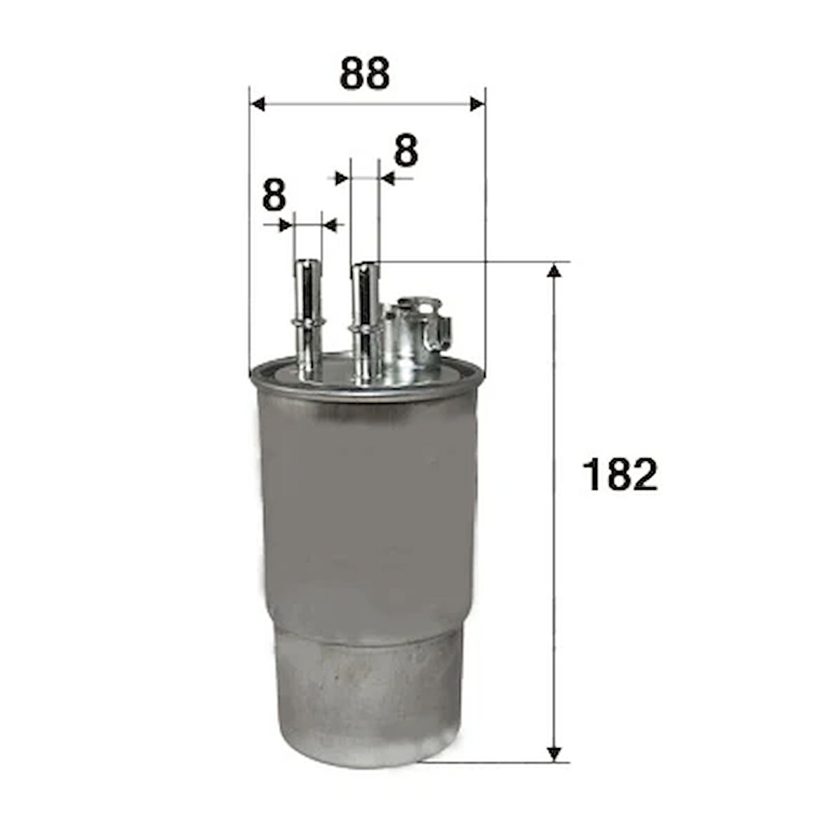 YAKIT FİLTRESİ DOBLO-PALIO-SIENA-PUNTO 2 1.9D 2011-2000 X 46531688 71736117 46737091 46786875