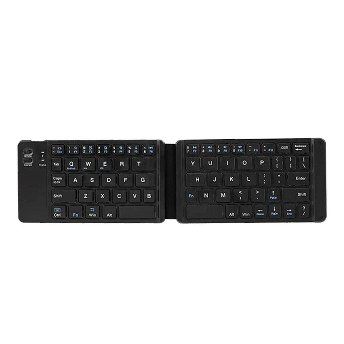 TrendStore Android, iOS ve PC Uyumlu Ultra İnce Katlanabilir Bluetooth Klavye 