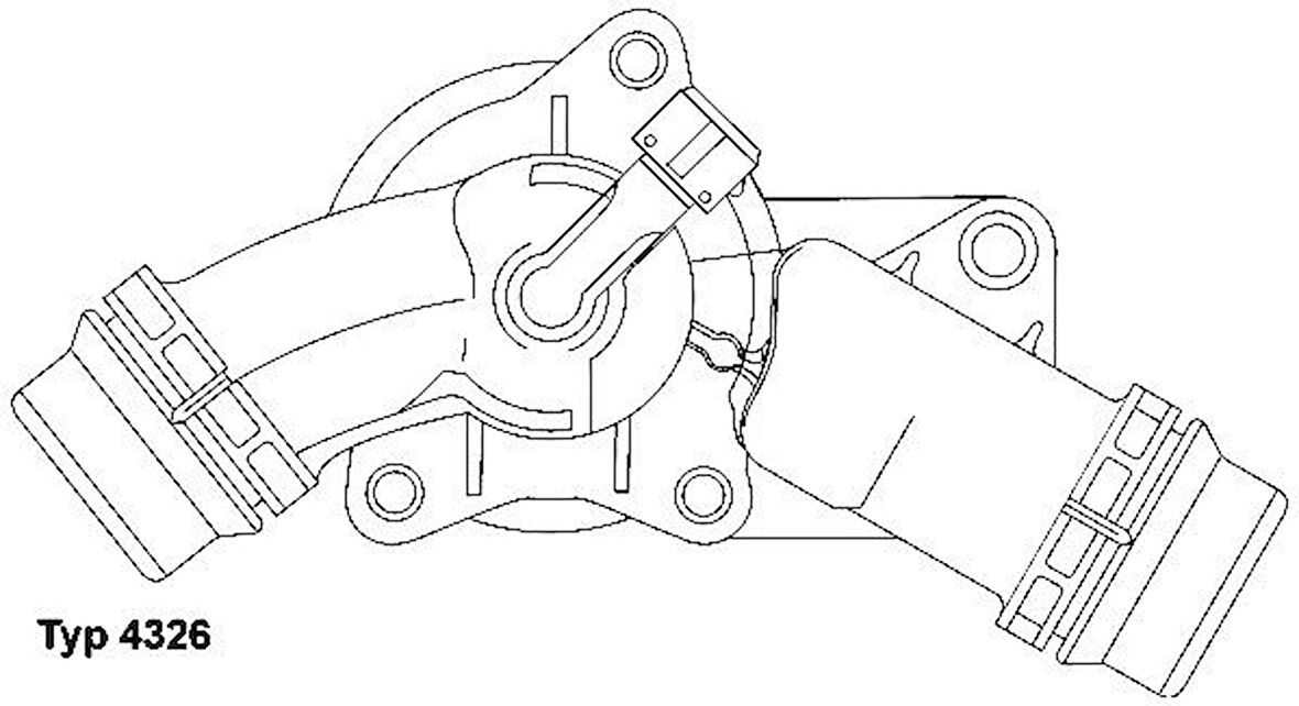 TERMOSTAT 97 C BMW M52 M54 E36 E38 E39 E46 E60 E65 E83 E53 E85 11531437040