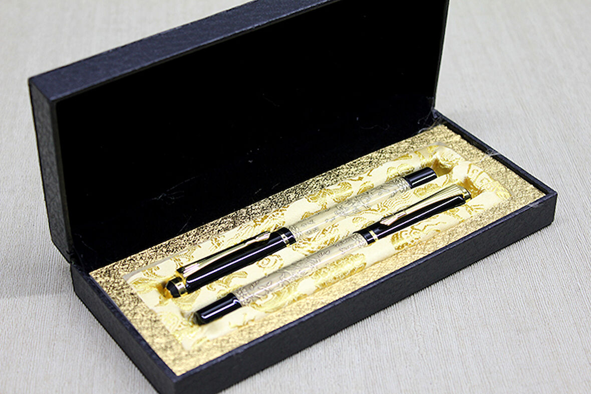 Kutulu İkili Tükenmez Ve Dolma Kalem 