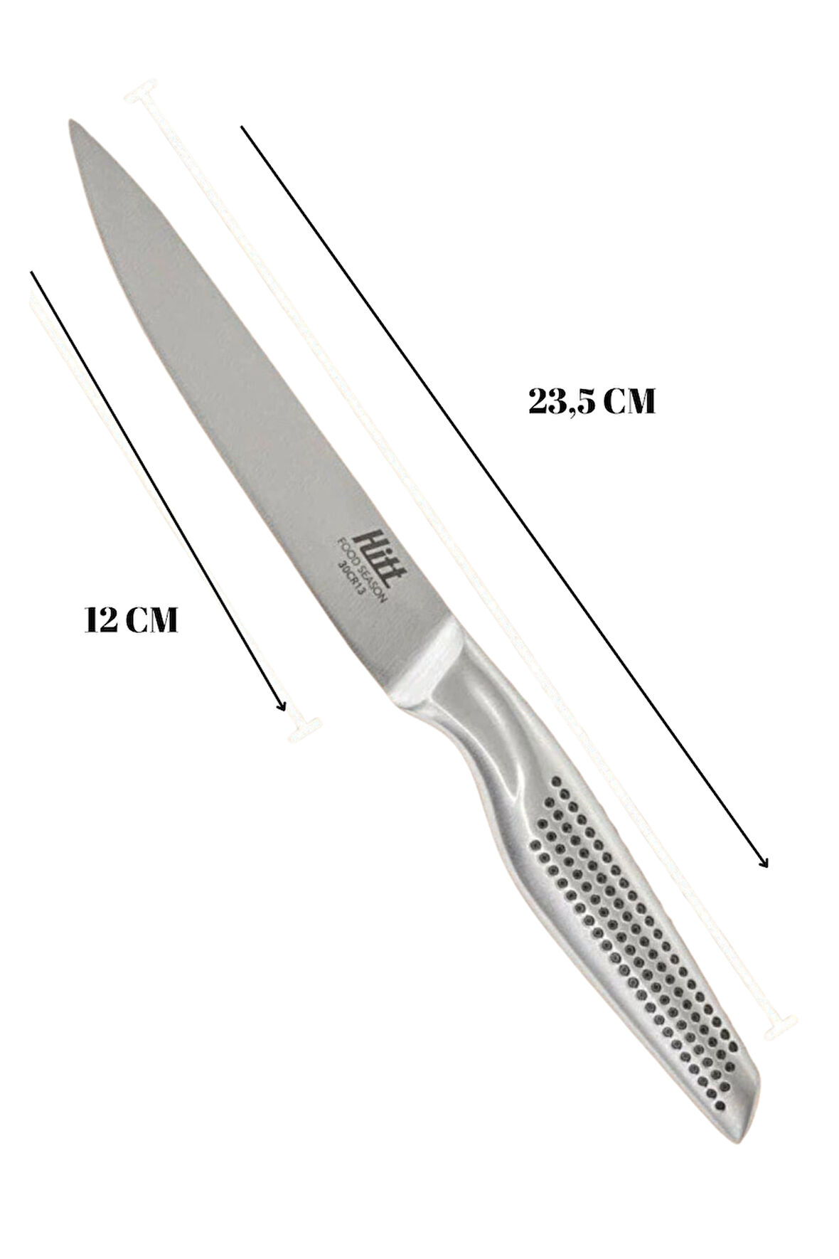 Paslanmaz Çelik Ultra Keskin Mutfak Şef Bıçağı 12 cm 