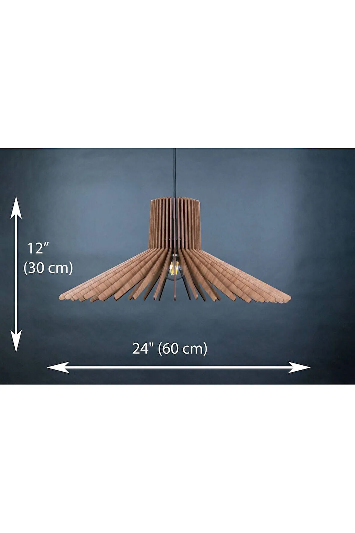 60 CM BÜYÜK MEKANLAR İÇİN SALON KAFE İŞYERİ AVİZESİ