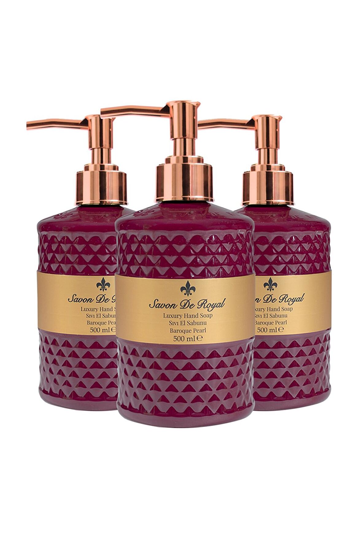 Luxury Vegan Sıvı Sabun Baroque Pearl 3 x 500 ml