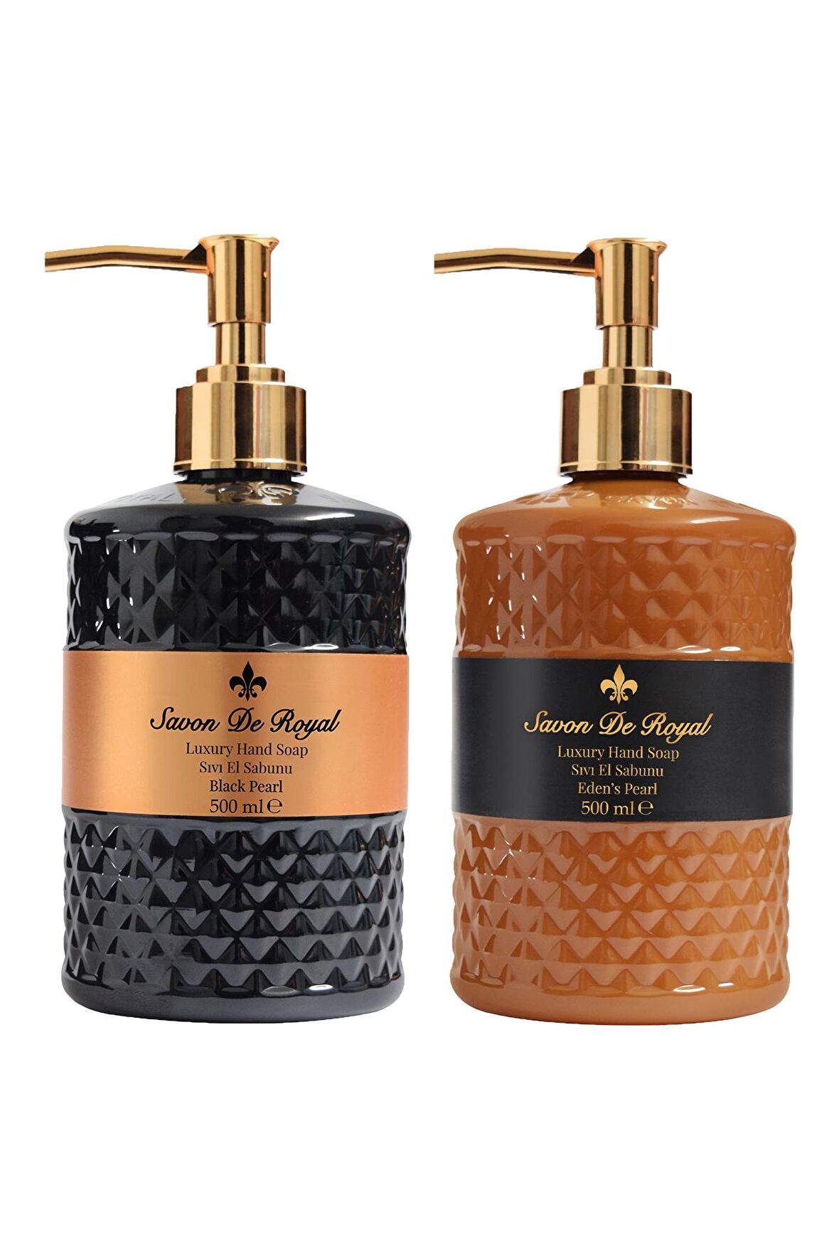 Luxury Vegan Sıvı Sabun Black ve Eden s Pearl 500 ml x 2 Adet