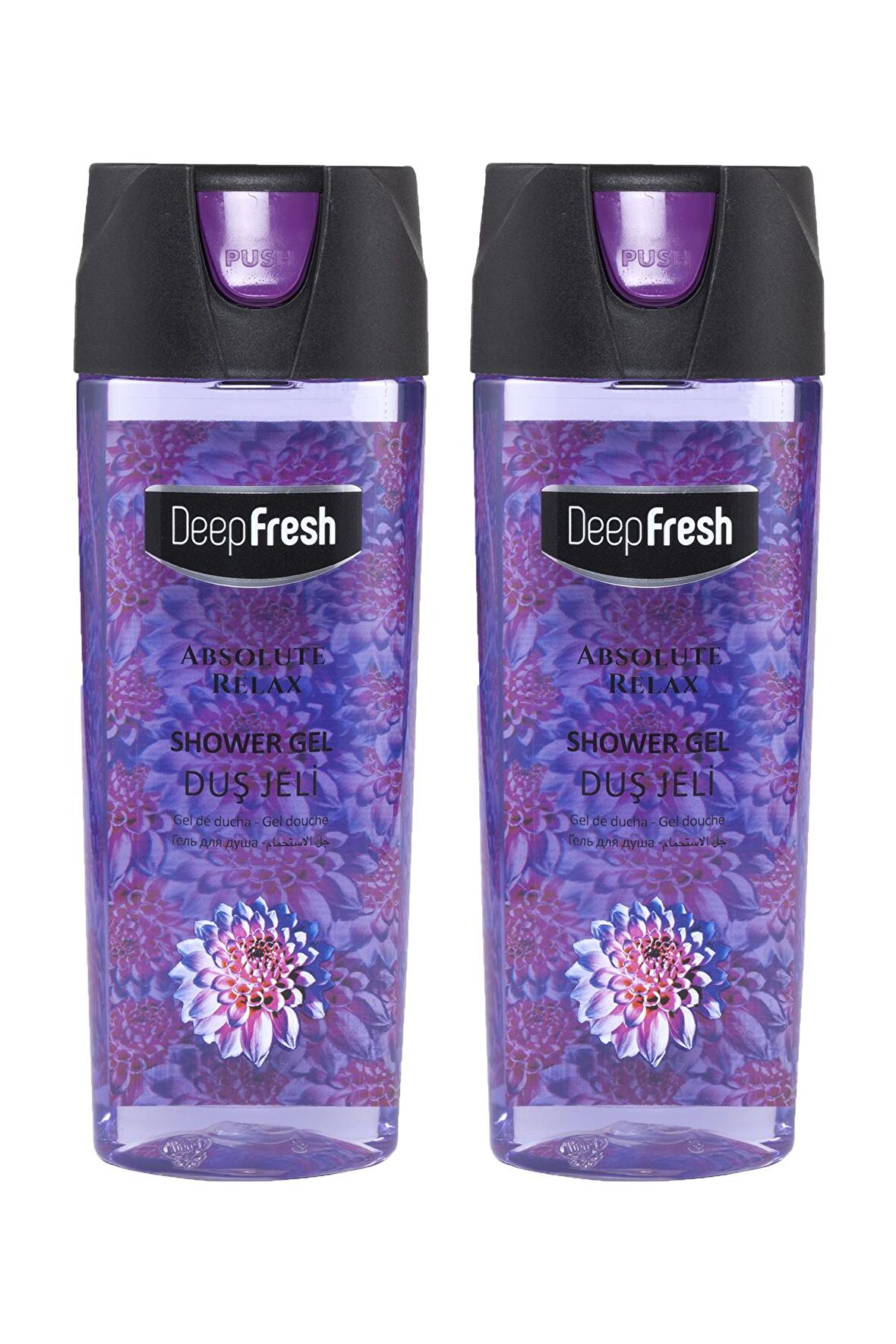 Deep Fresh Absolute Relax Tüm Ciltler İçin Kalıcı Kokulu Duş Jeli 2 x 500 ml