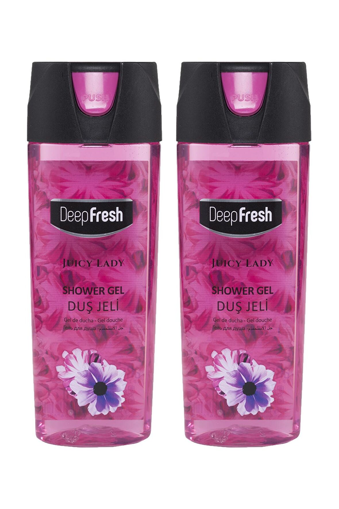 Deep Fresh Juicy Lady Canlandırıcı Tüm Ciltler İçin Kalıcı Kokulu Duş Jeli 2 x 500 ml