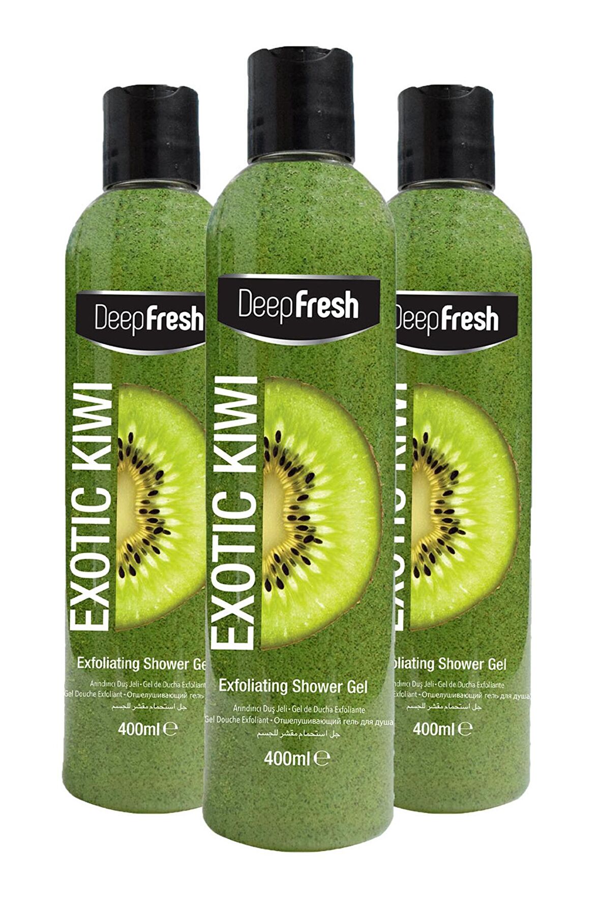 Deep Fresh Arındırıcı Duş Jeli Kivi 3 x 400 ml