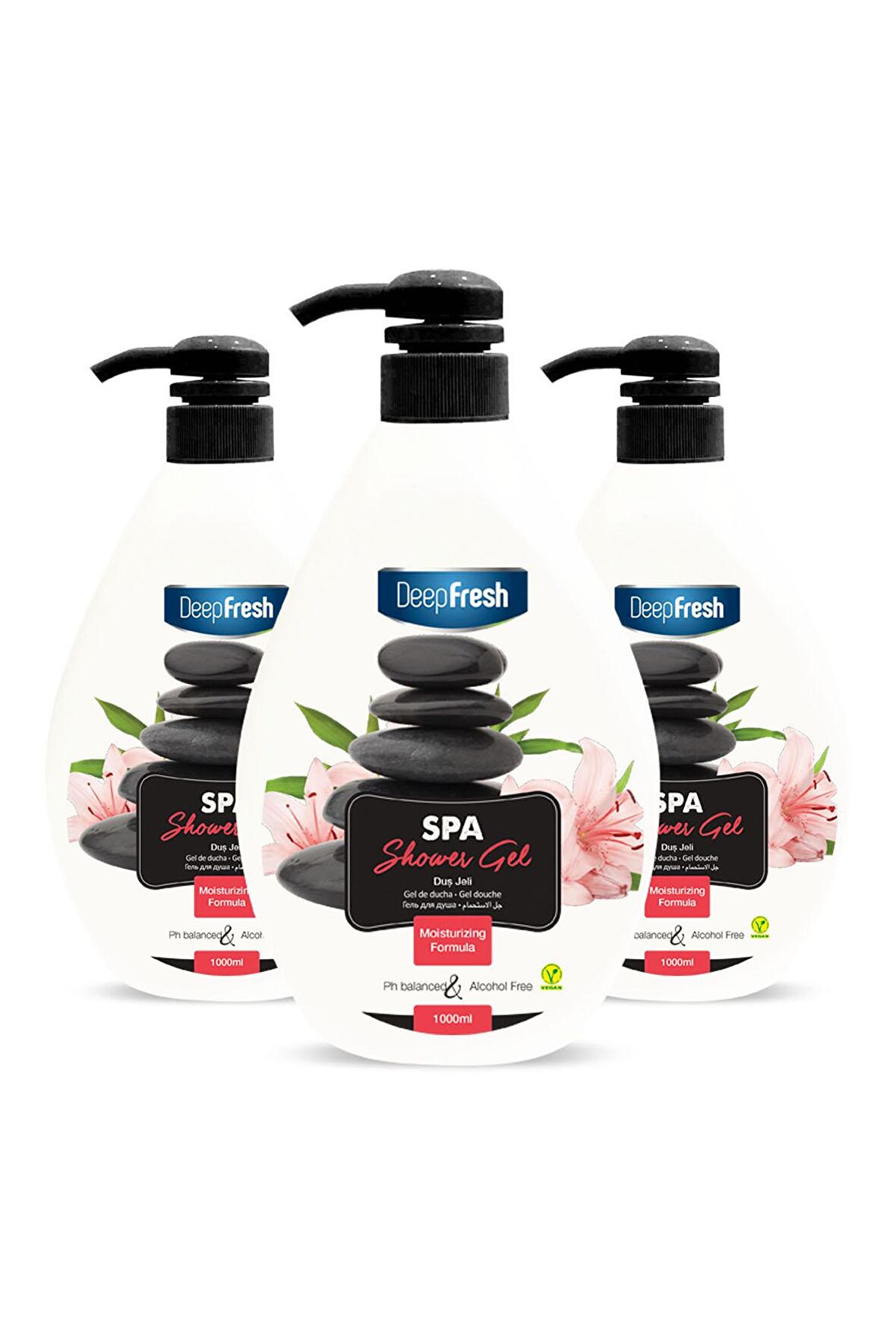 Deep Fresh Spa Duş Jeli 3 x 1 lt
