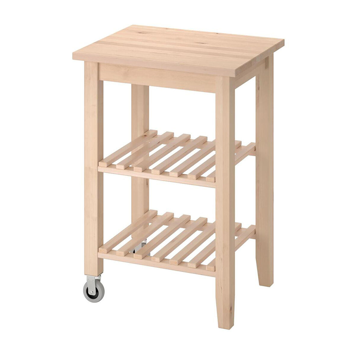 Servis arabası, huş, 58x50x85 cm