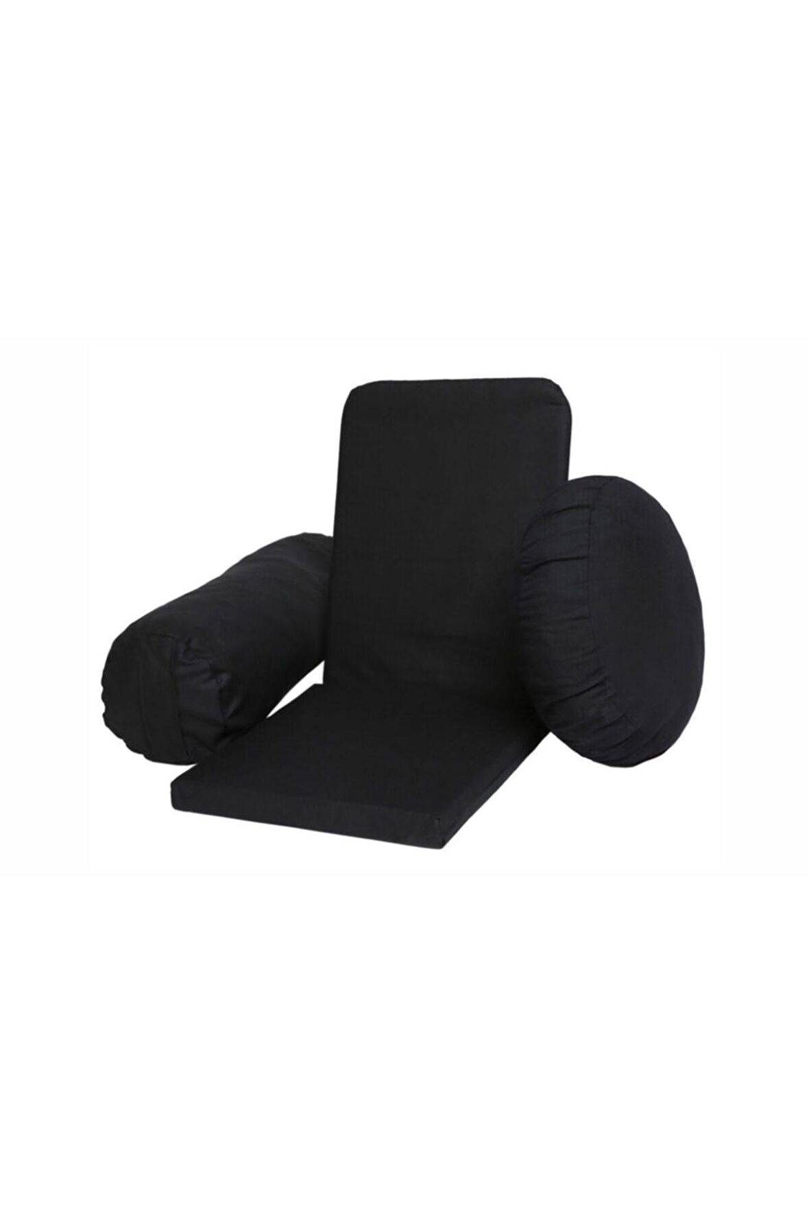 Meditasyon Sandalyesi Backjack + Bolster Minderi + Meditasyon Minderi Üçlü Set