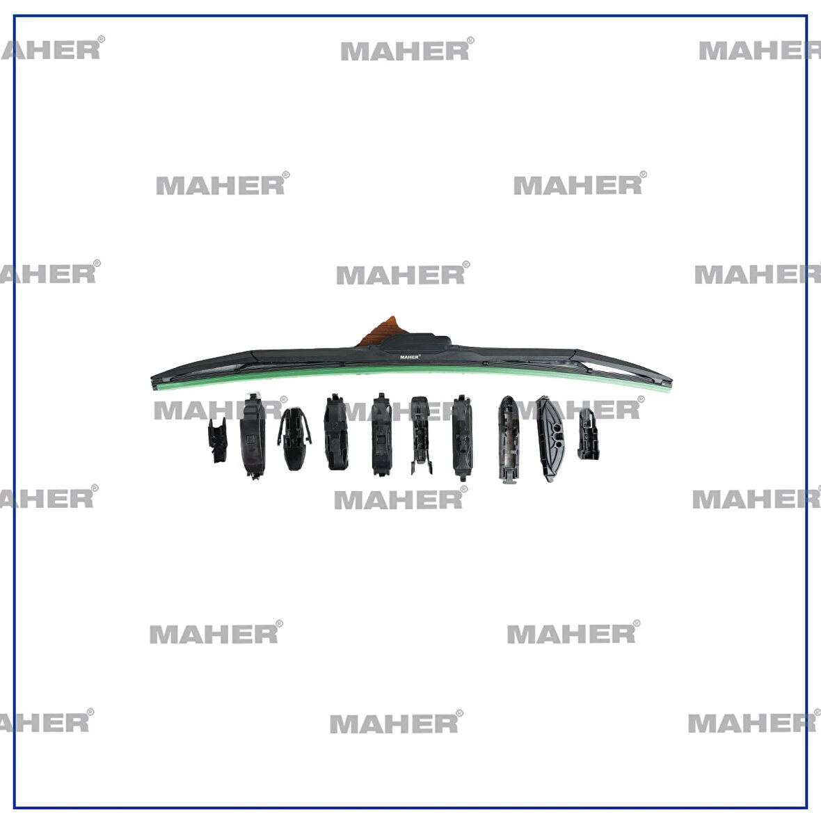 SİLECEK SÜPÜRGESİ TEK TİP ÜNİVERSAL 11 APARATLI 21 HYBRID (530MM) 29952