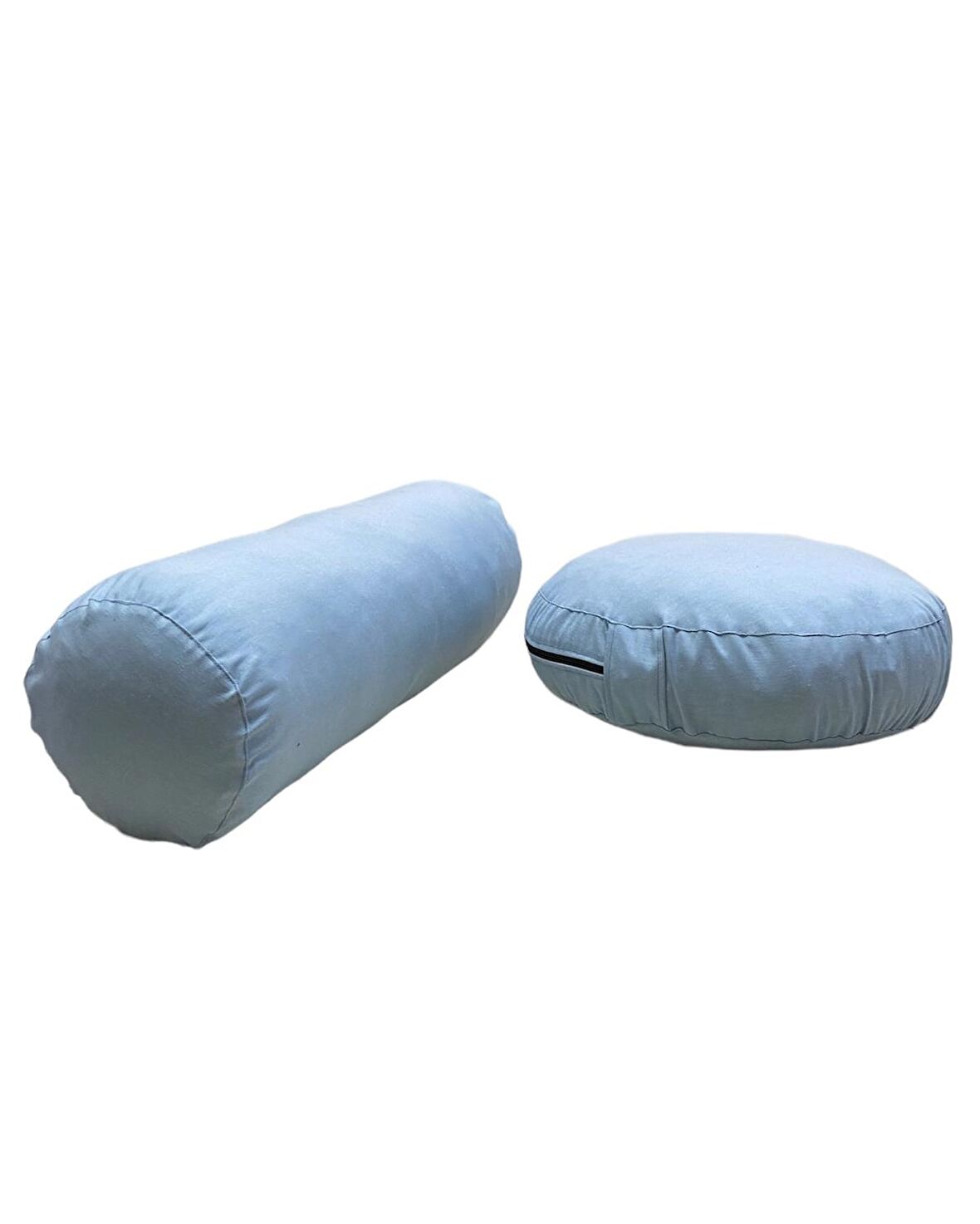 Bolster Minderi & Meditasyon Minderi / Antibakteriyel Duck Kumaş / İkili Set