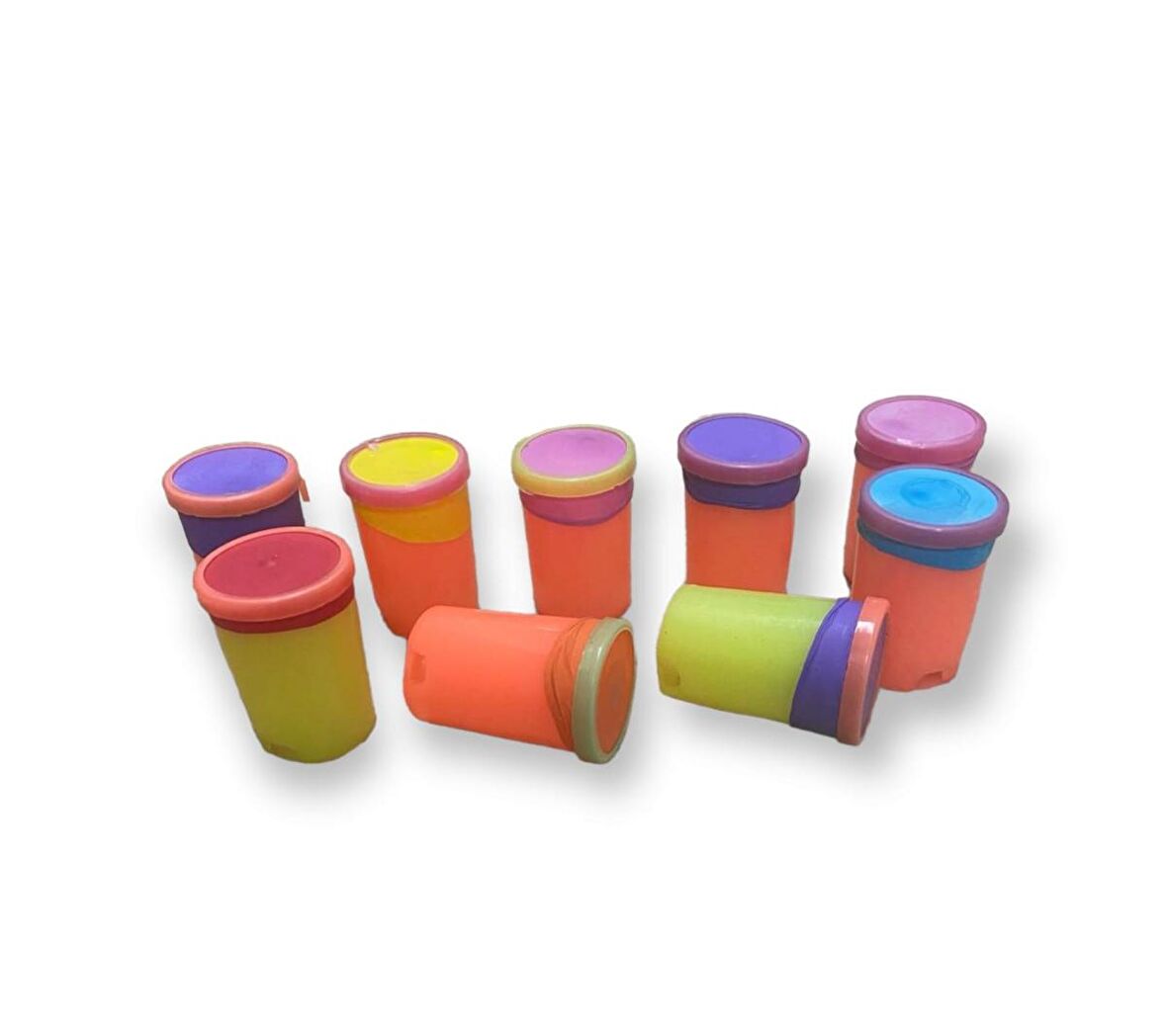 Sesli Üflemeli Mini Maç Kornası - Vuvuzela 12 Adet
