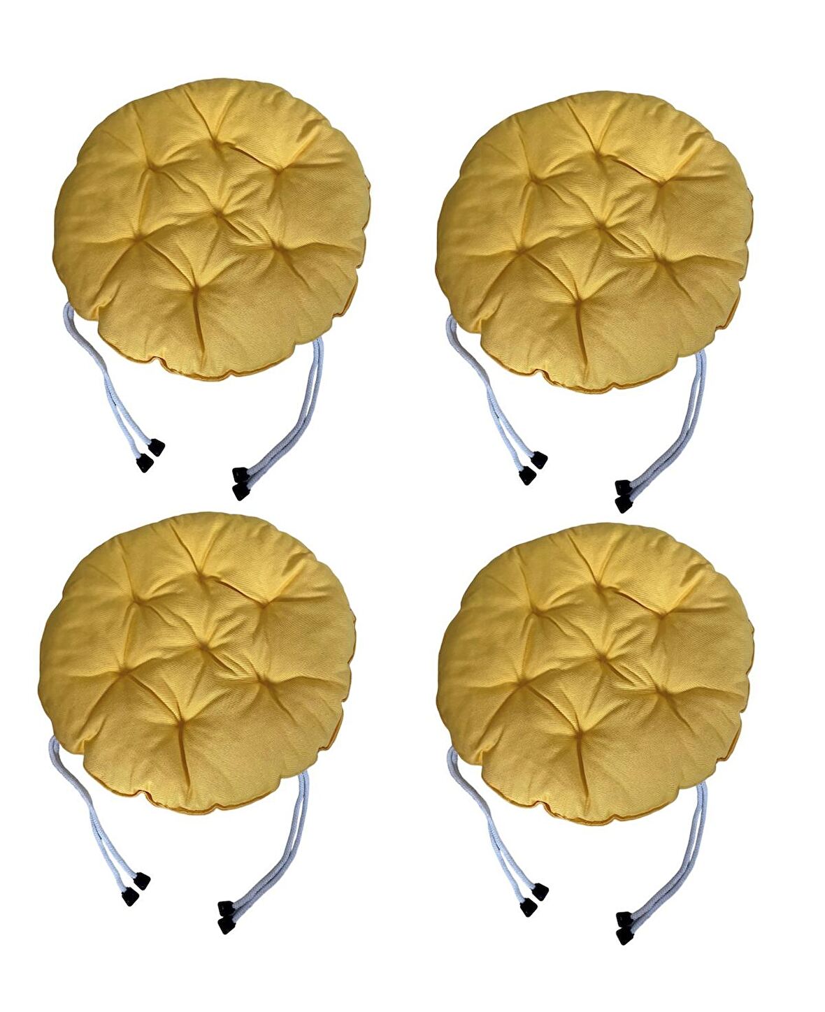 Yuvarlak Tabure Minderi - Puf Minder 4 Adet - 40 CM Çapında