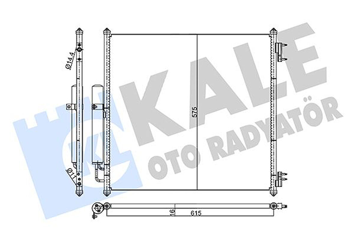 KLIMA RADYATORU LAND ROVER DEFENDER L663 RANGE ROVER L405 L494 LR035791