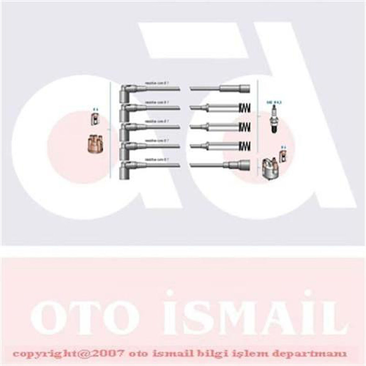 BUJİ KABLOSU OPEL A KASA TÜM MODELLER 4 TÜPLÜ 1612537