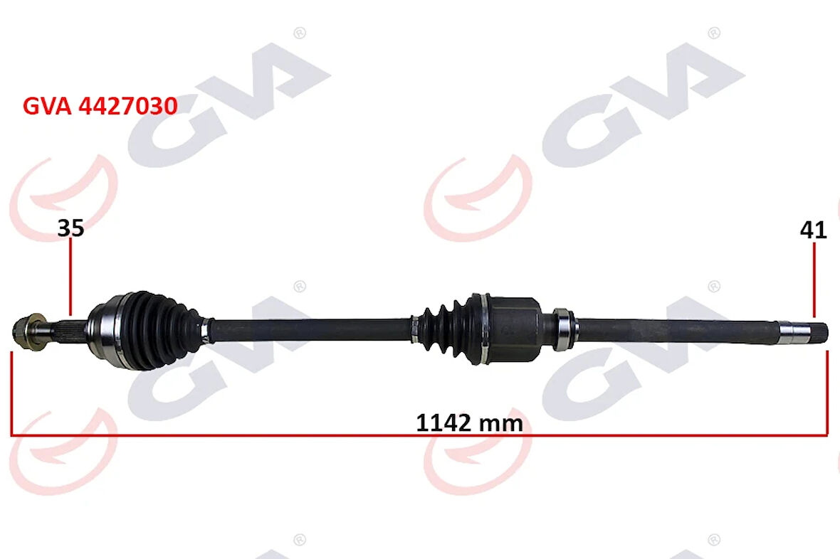 KOMPLE AKS SAĞ BOXER-JUMPER-DUCATO 2.2 MJTD-2.3 MJTD 2006 1142MM 1608505580 3273 PP 71791003