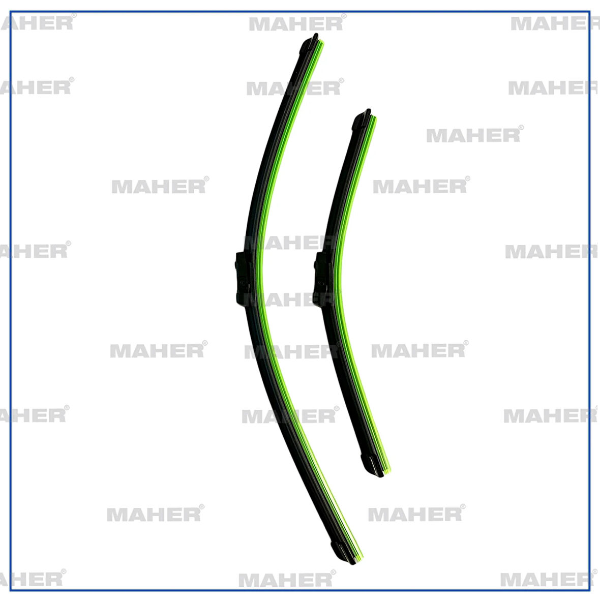 SILECEK SÜPÜRGESI TAKIM POLO 2009-2017 / A1 2010 / TOLEDO 2012 / FABIA 2014 / RAPID 2012 16MM BUTON 24+16 A555S (600MM+400MM) 6R1998002