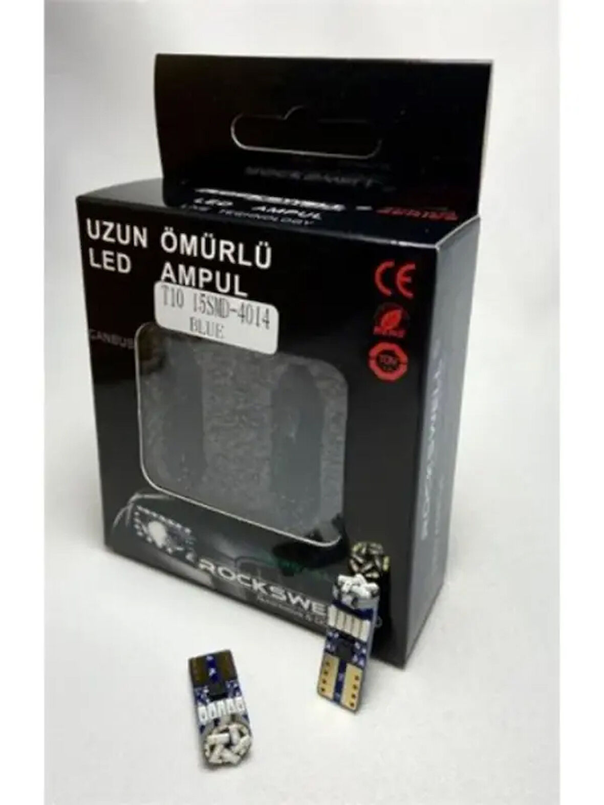 LED AMPUL T10 15 LED MAVI  12V