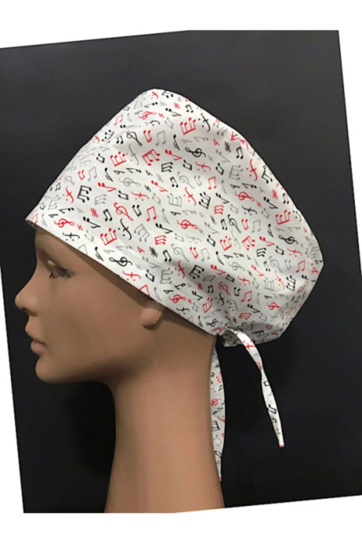 Cerrahi Bone Lastikli Ve Bağcıklıdır Doktor Hemşire Bonesi